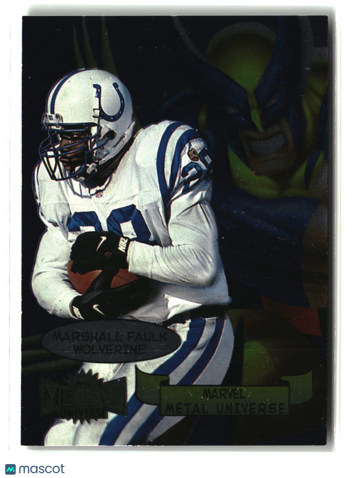 Marshall Faulk 1997 Metal Universe Marvel Metal Universe #14