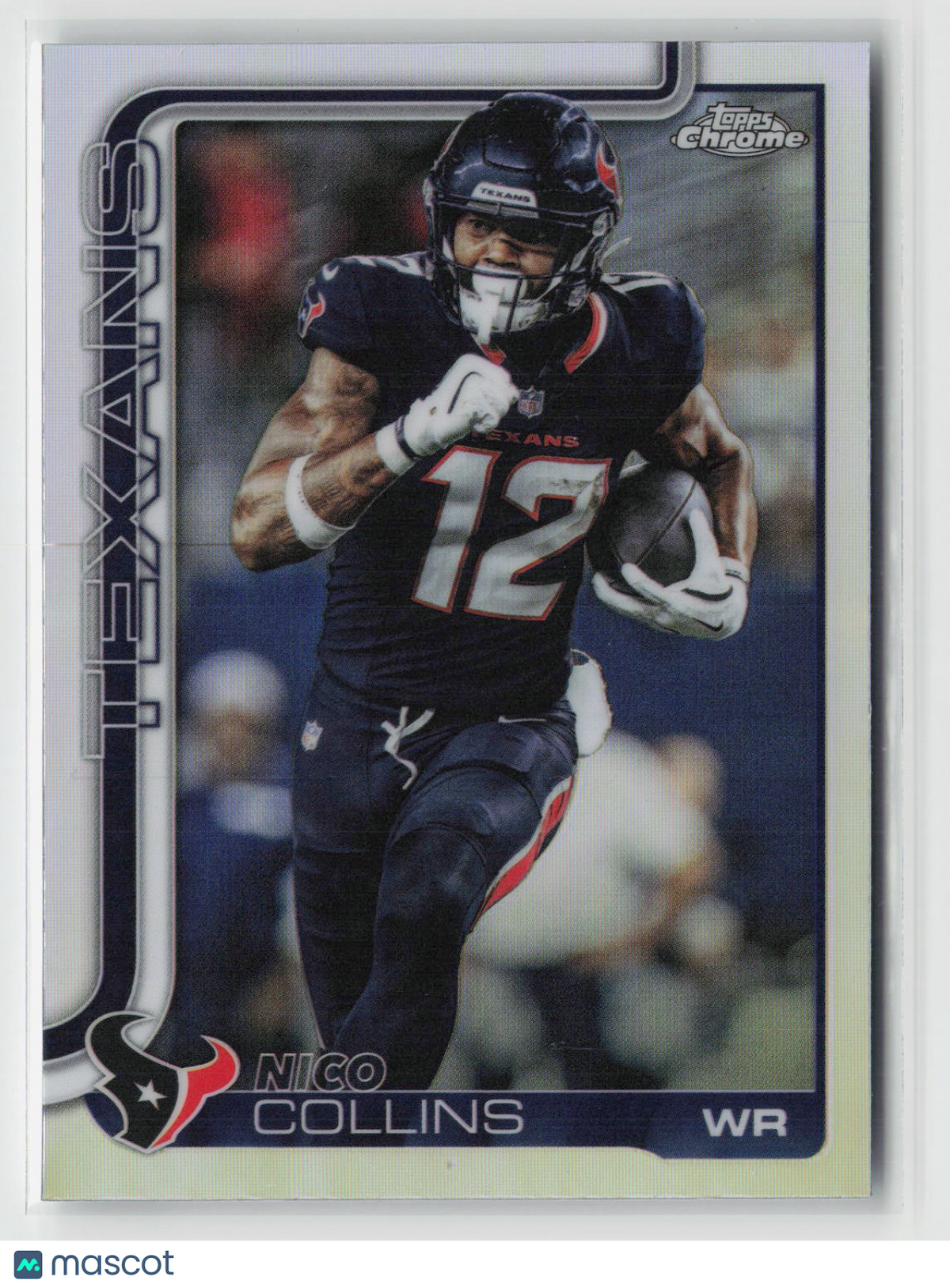 Nico Collins 2025 Topps Chrome Refractor #115