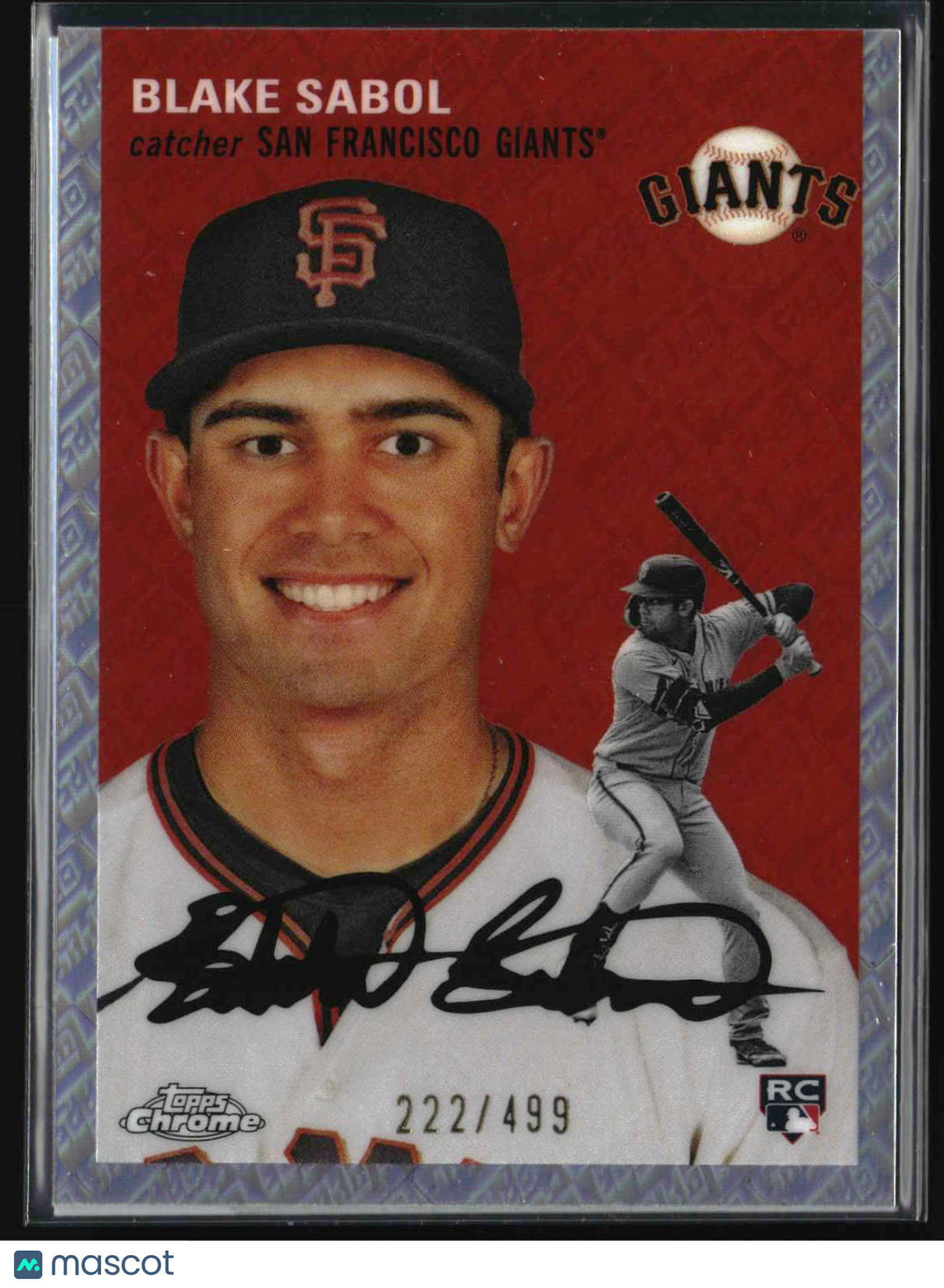 Blake Sabol 2023 Topps Chrome Platinum Anniversary Topps Refractors #365 #/499