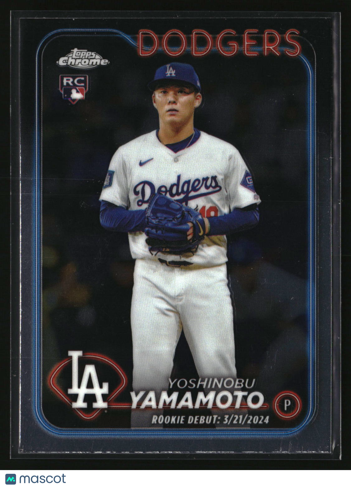 Yoshinobu Yamamoto 2024 Topps Chrome Update #USC108