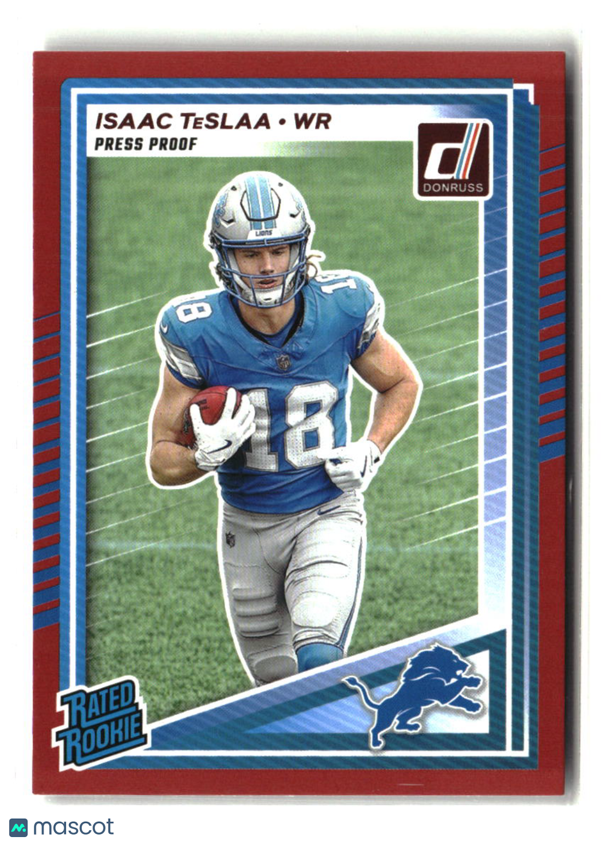 Isaac TeSlaa 2025 Donruss Press Proofs Red #338