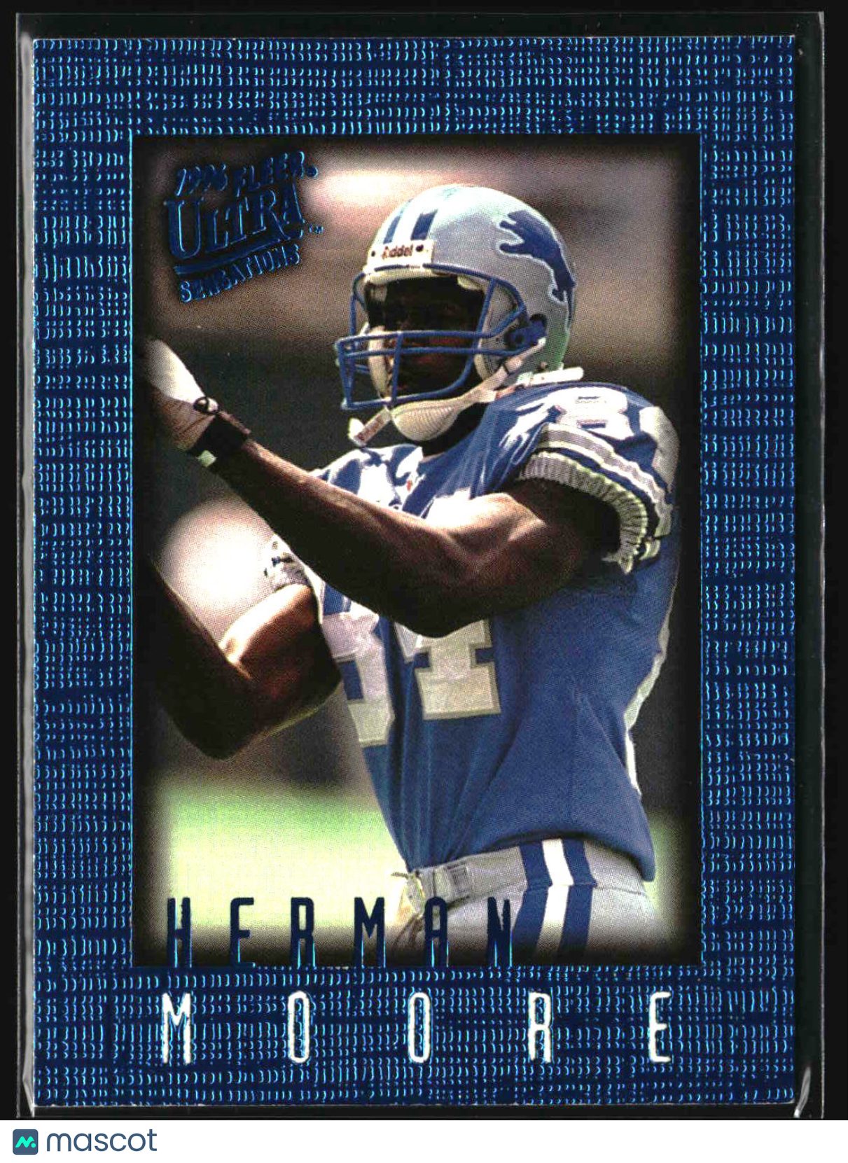 Herman Moore 1996 Ultra Sensations Blue #35