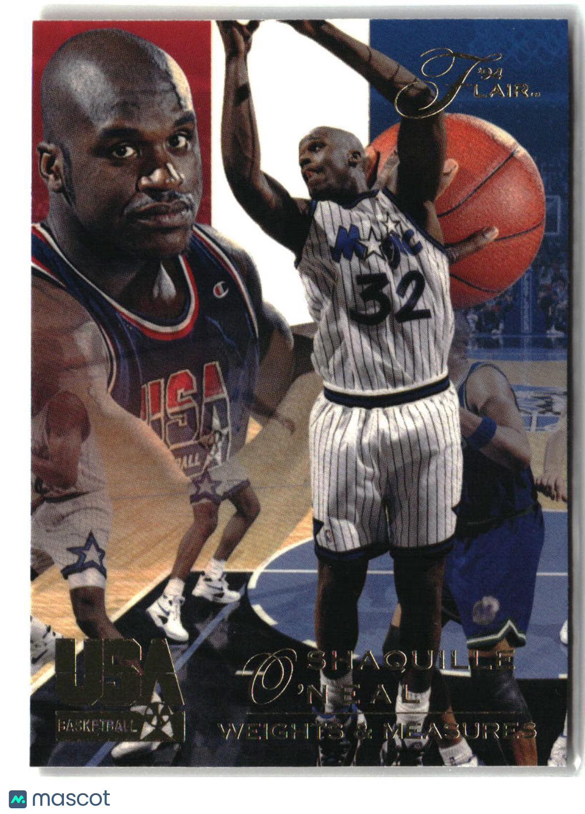 Shaquille O'Neal 1994 Flair USA #78