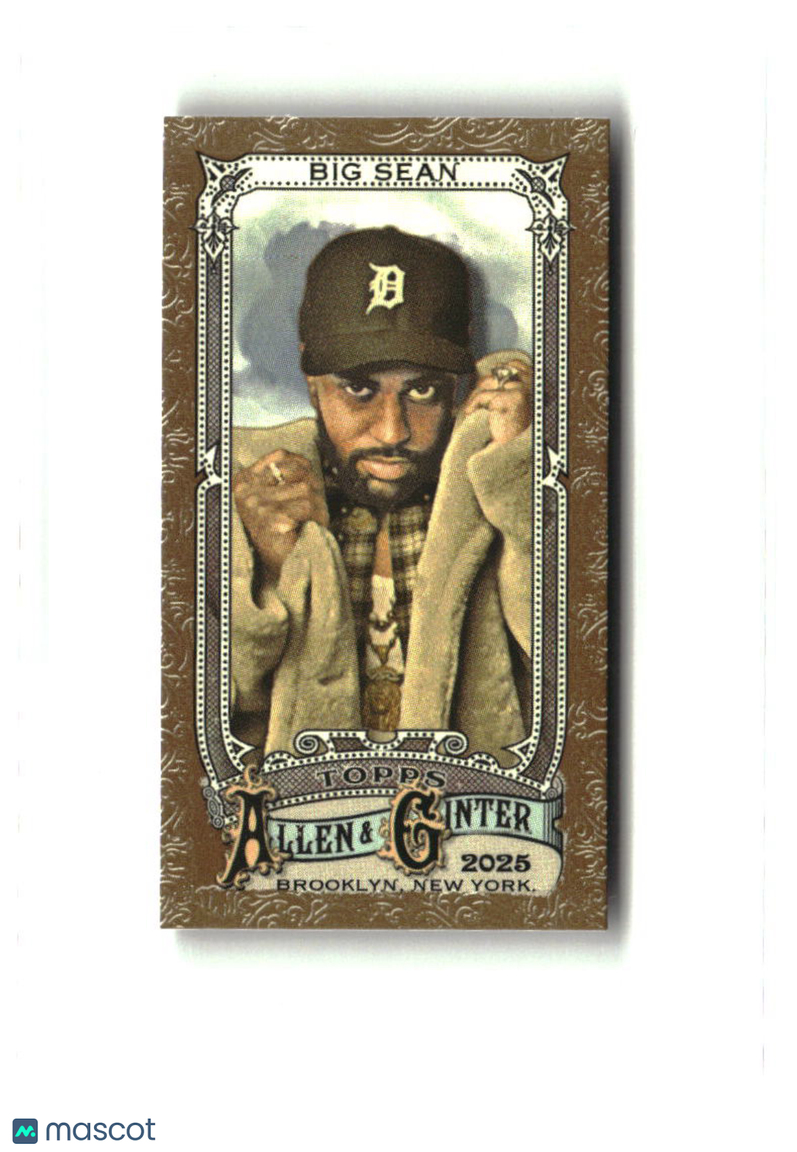 Big Sean 2025 Topps Allen & Ginter Mini Gold Border #206