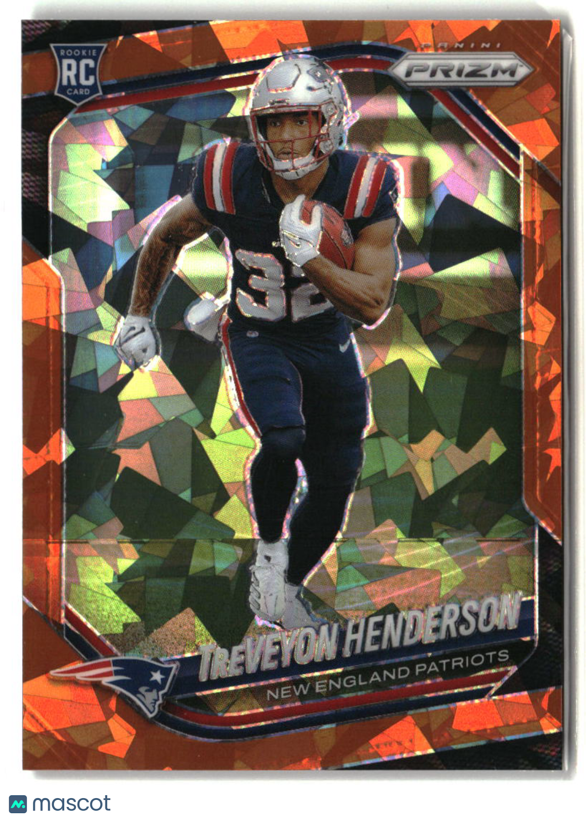 TreVeyon Henderson 2025 Panini Prizm Orange Ice #343