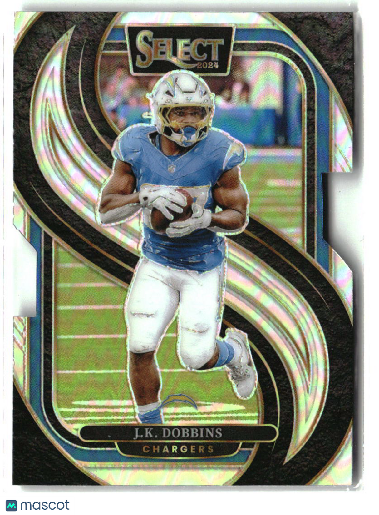 J.K. Dobbins 2024 Panini Select Silver Prizm Die Cut #162