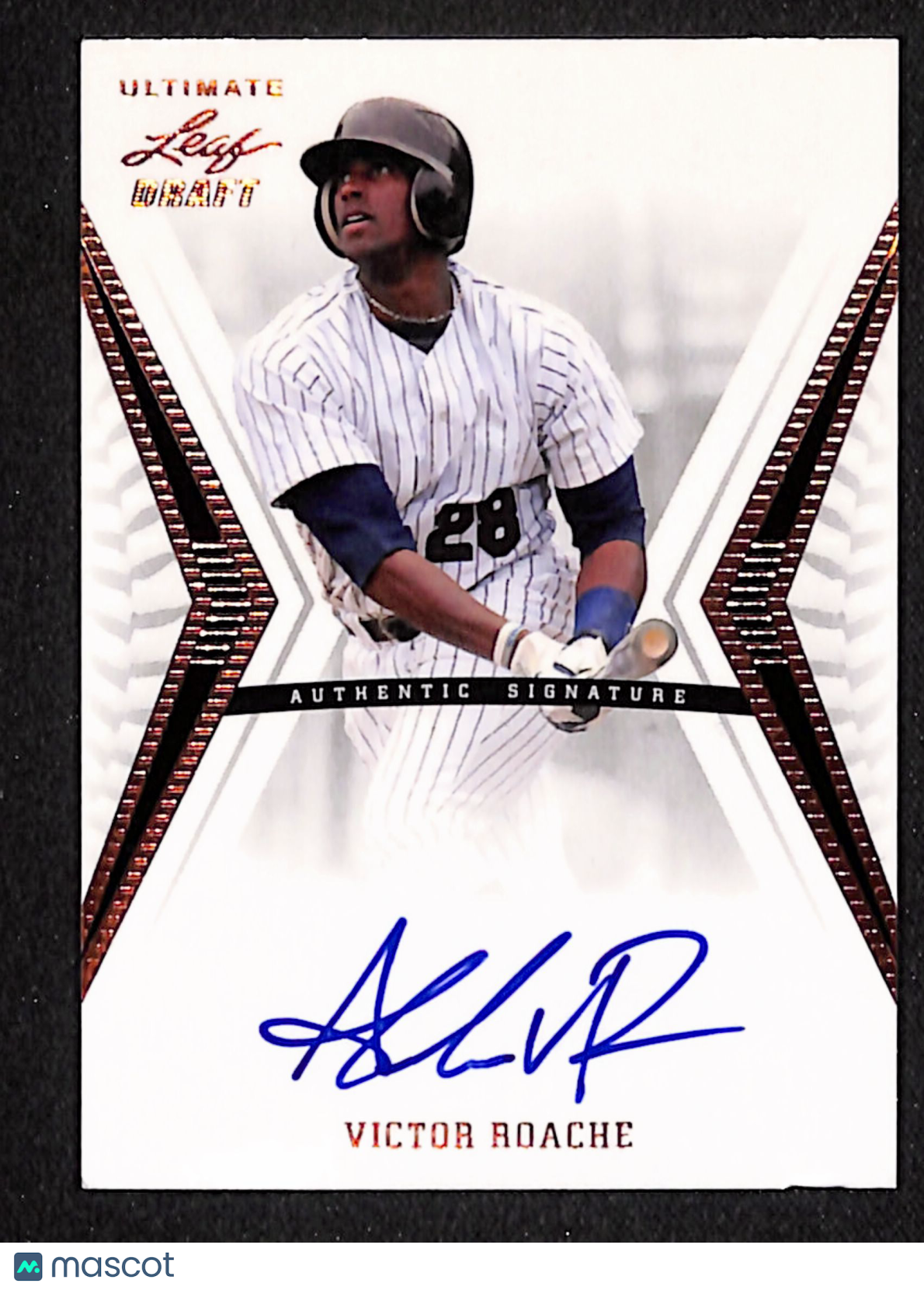 Victor Roache 2012 Leaf Metal Draft #BA-VR1