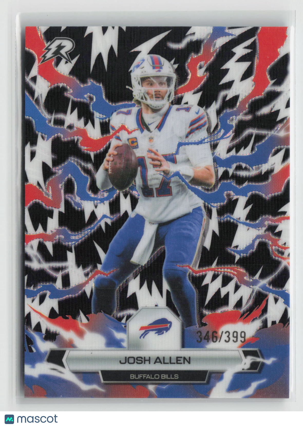 Josh Allen 2025 Topps Resurgence Black & White Surge Refractor #10