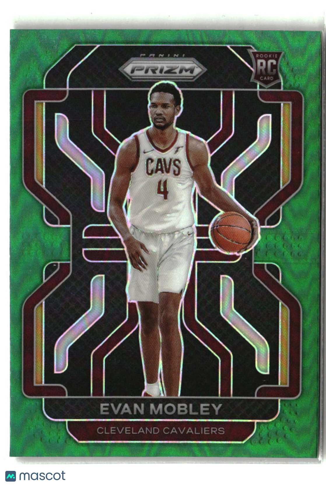 Evan Mobley 2021-22 Panini Prizm Green #325
