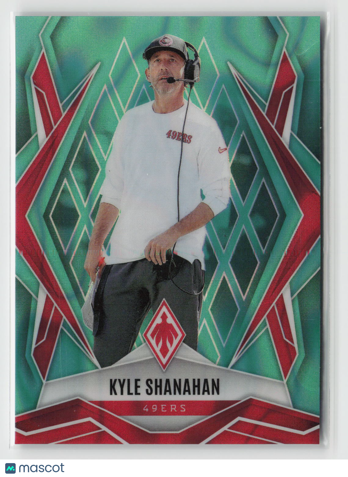 Kyle Shanahan 2025 Panini Phoenix Teal Lava Prizm #120 #/175