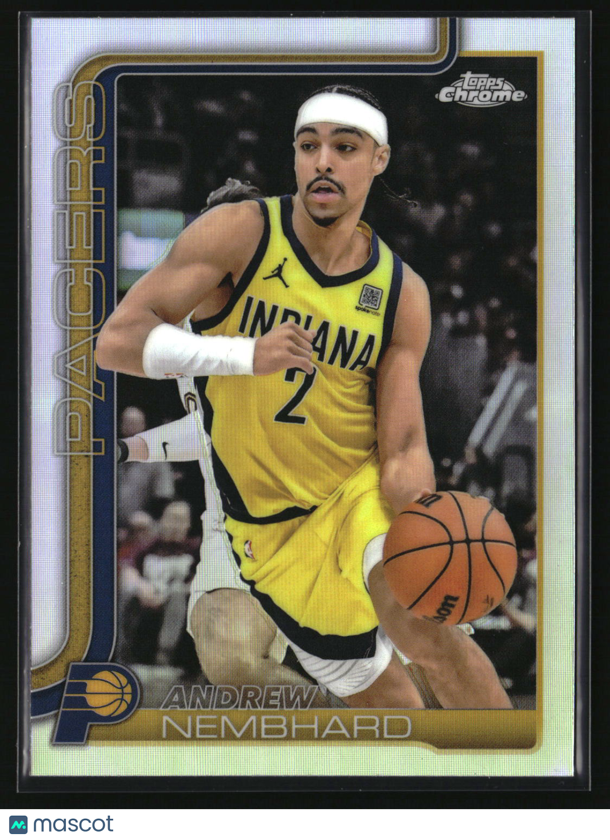 Andrew Nembhard 2025-26 Topps Chrome Refractor #97