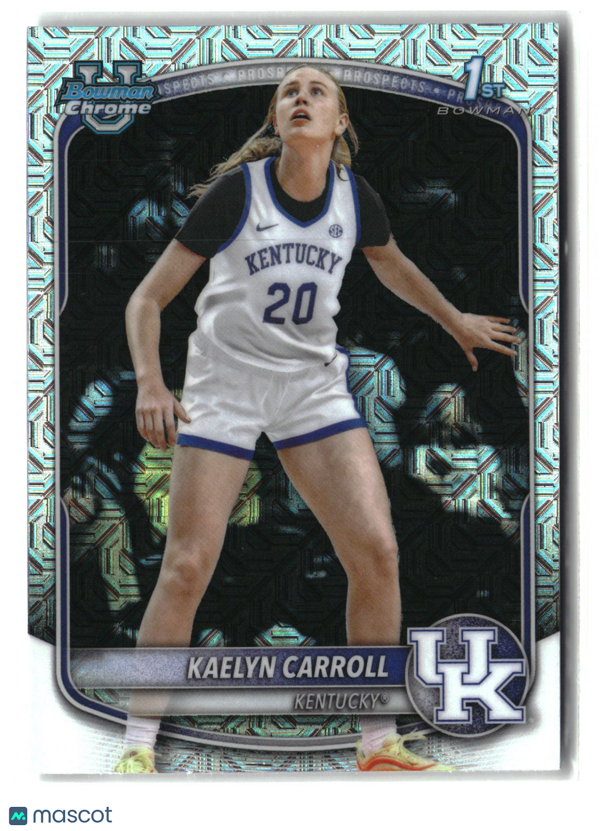 Kaelyn Carroll 2025-26 Bowman Chrome Prospects Mojo Refractor #BCP-82