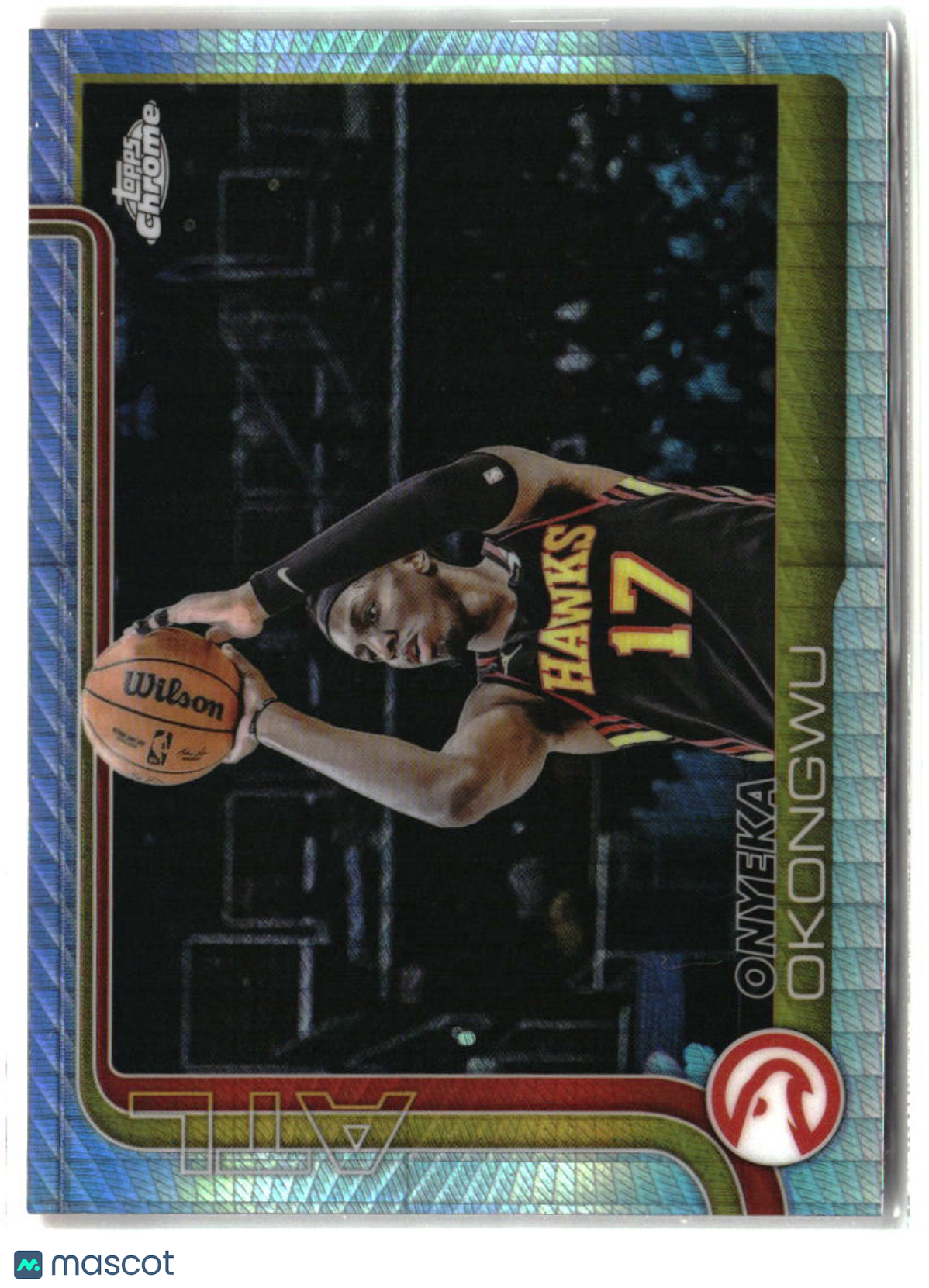 Onyeka Okongwu 2025-26 Topps Chrome Prism Refractor #21