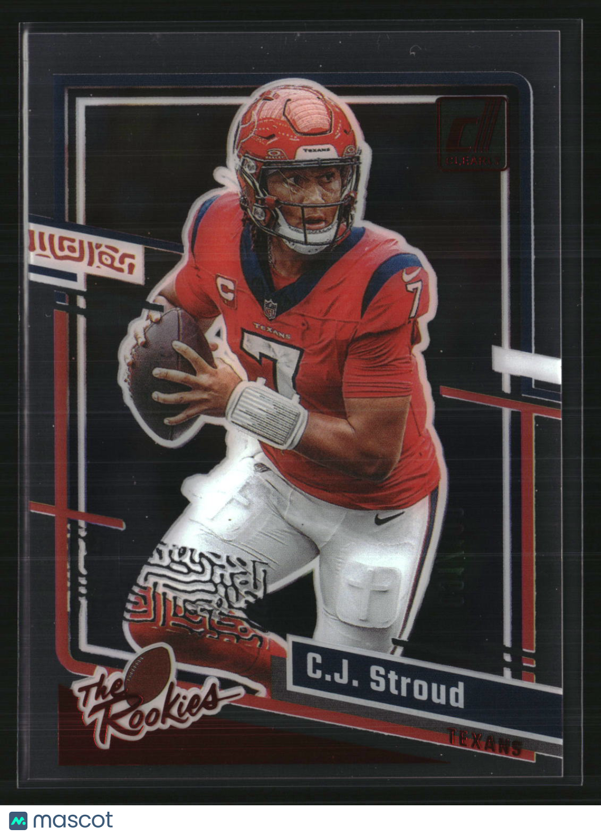 C.J. Stroud 2023 Clearly Donruss The Rookies Red #12 #/100