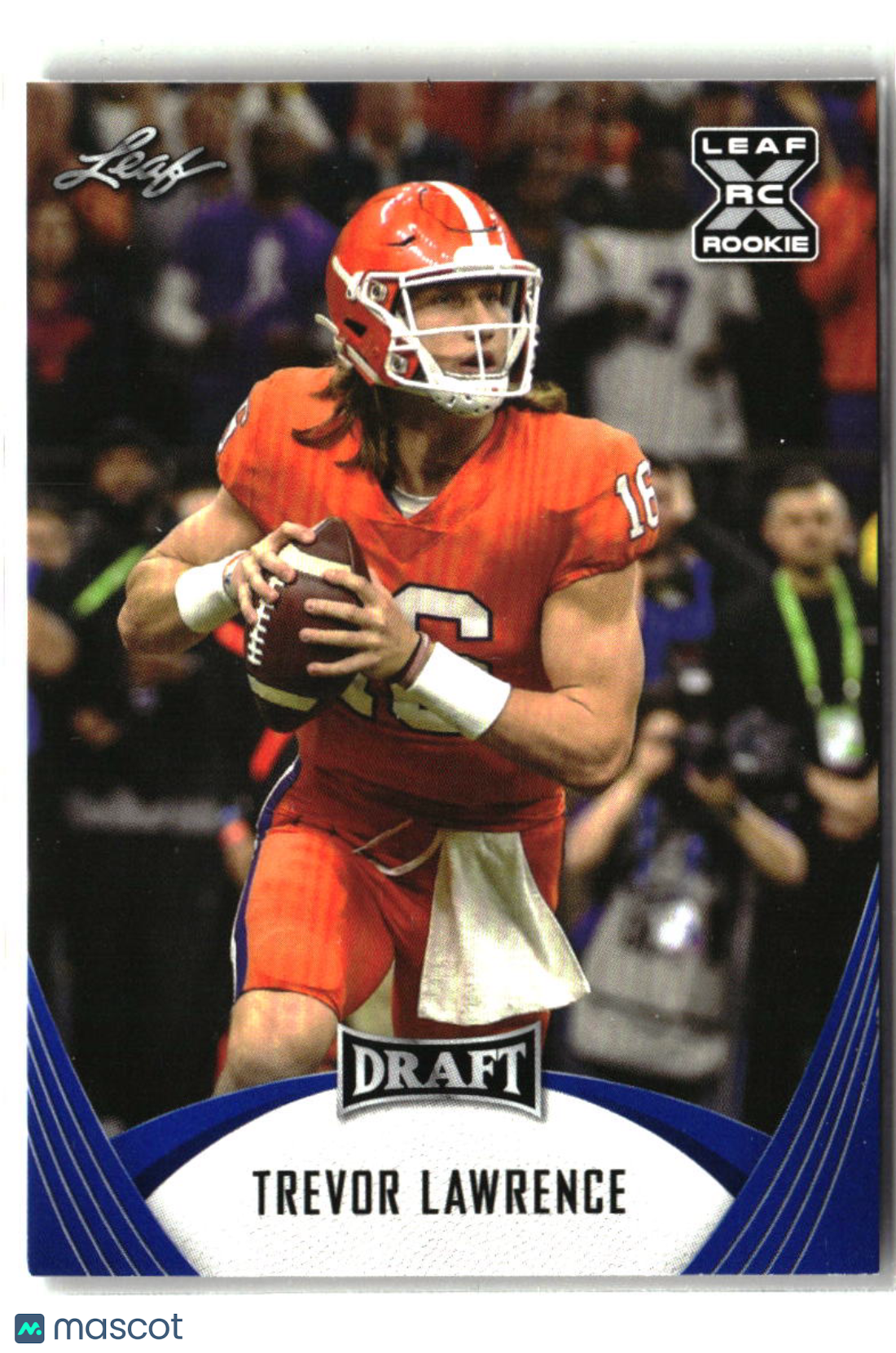 Trevor Lawrence 2021 Leaf Draft Blue #1