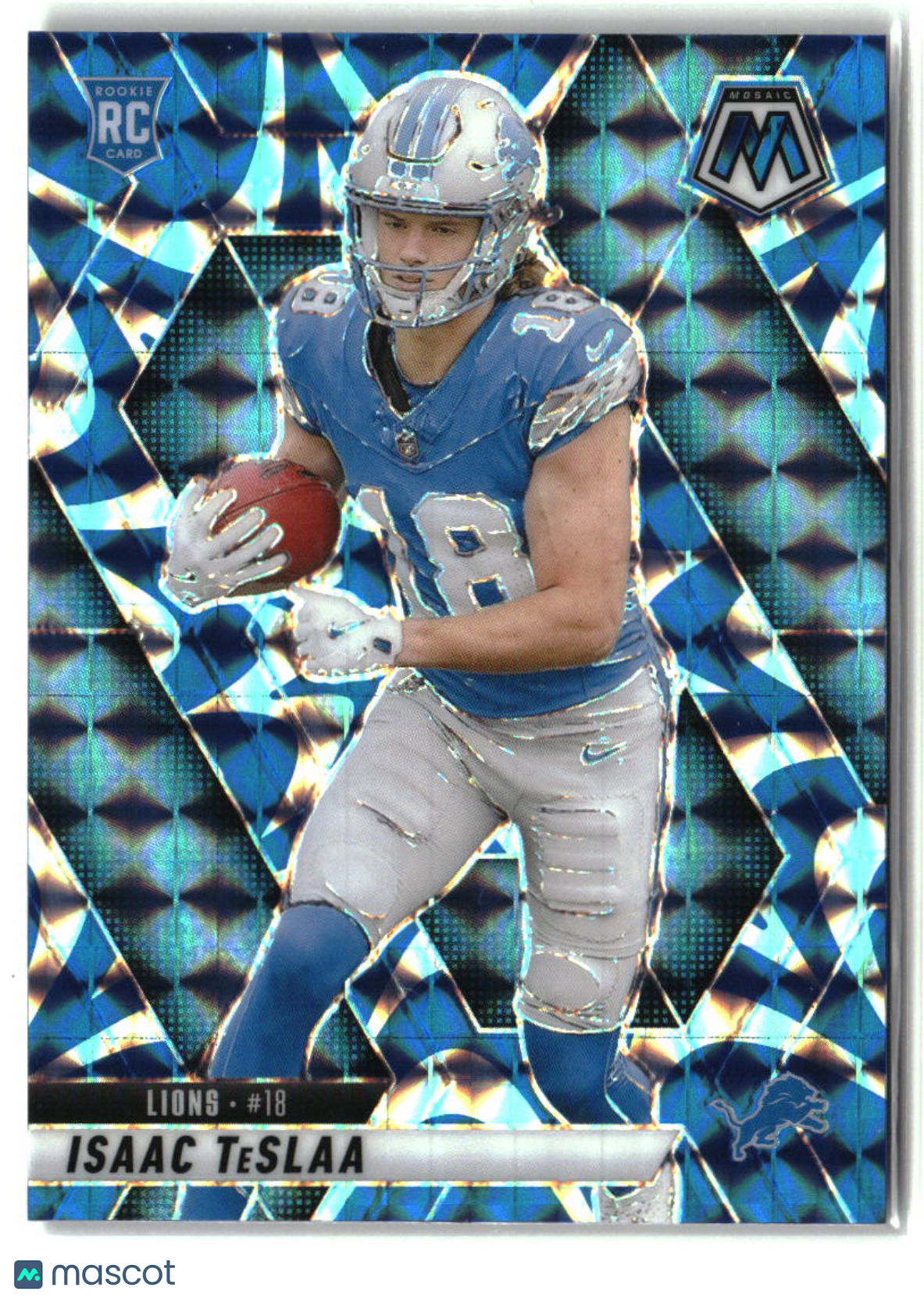 Isaac TeSlaa 2025 Panini Mosaic Mosaic Reactive Blue #319
