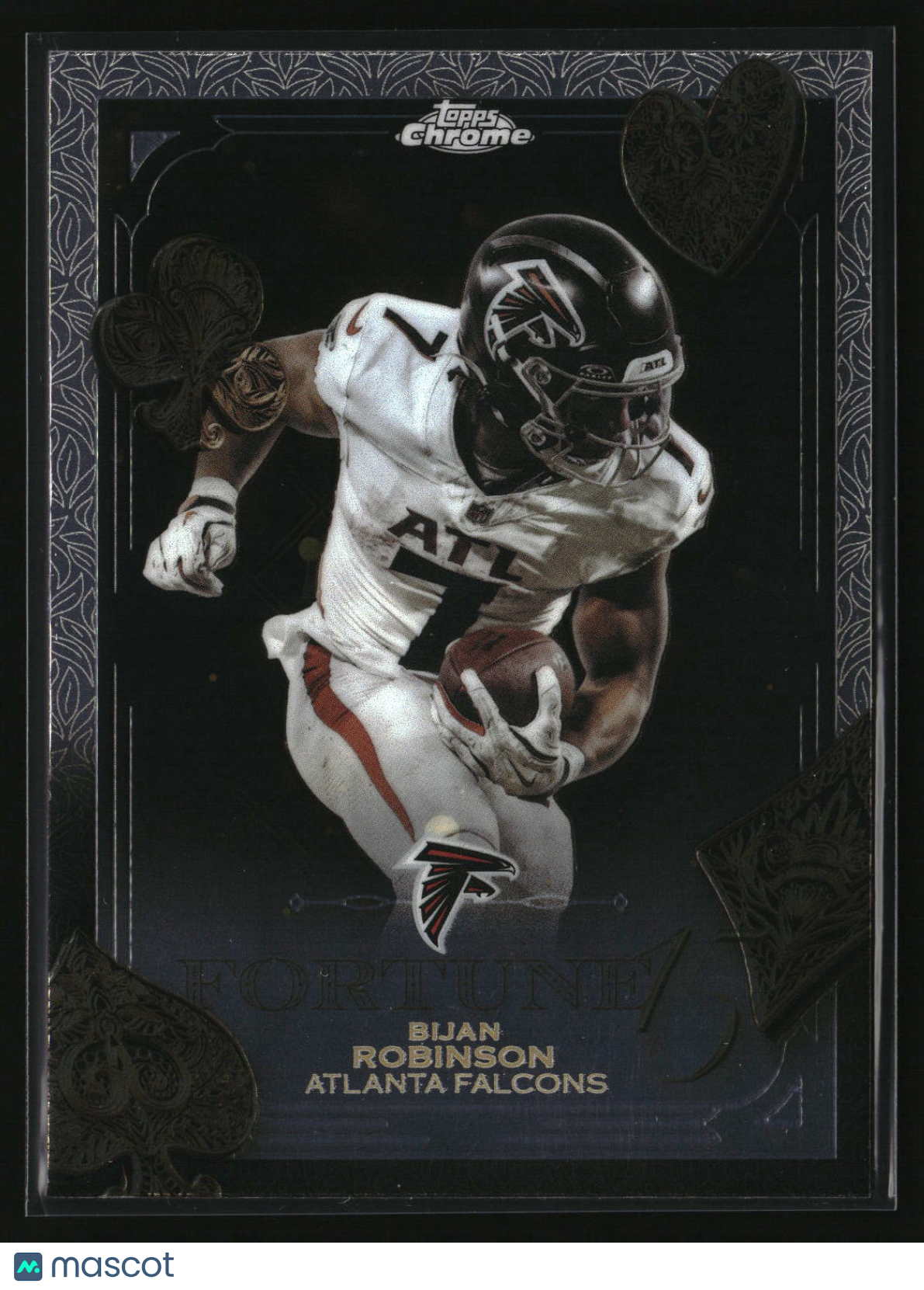 Bijan Robinson 2025 Topps Chrome Fortune 15 #F15-14
