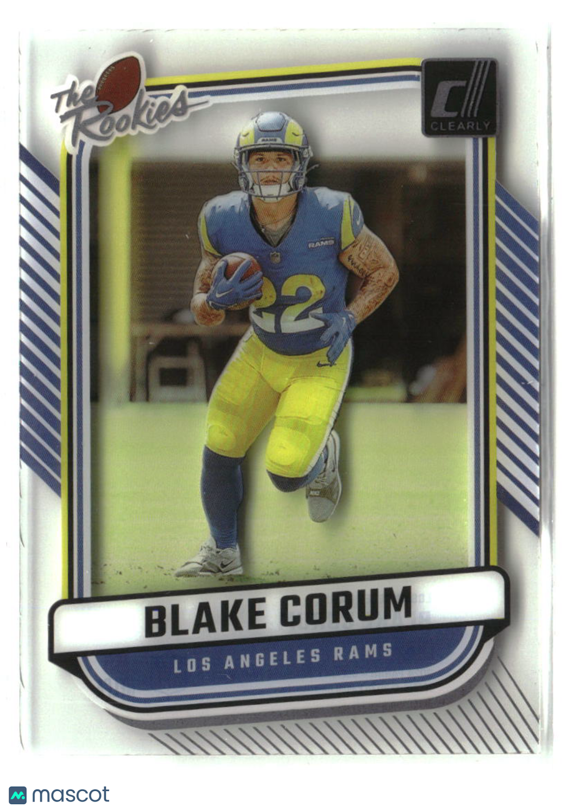 Blake Corum 2024 Clearly Donruss Clearly The Rookies #19