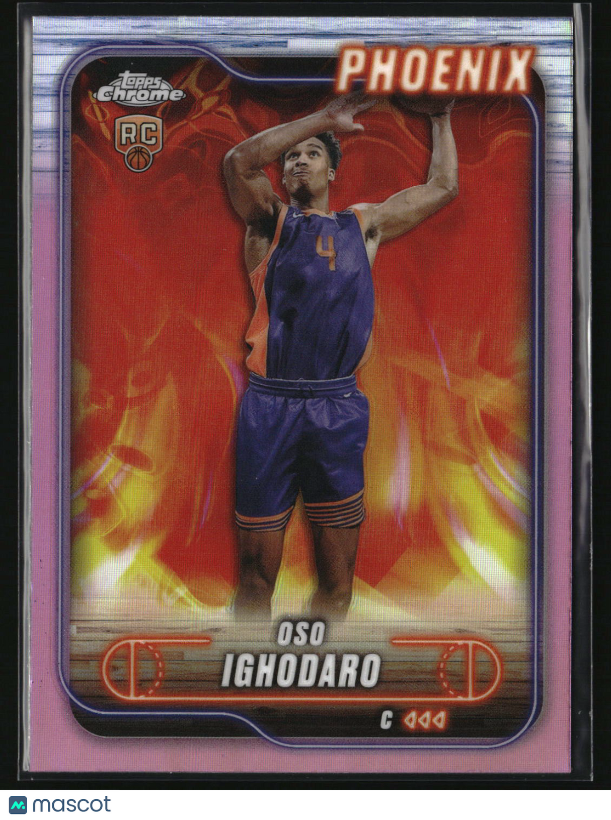 Oso Ighodaro 2024-25 Topps Chrome Pink Refractor #184