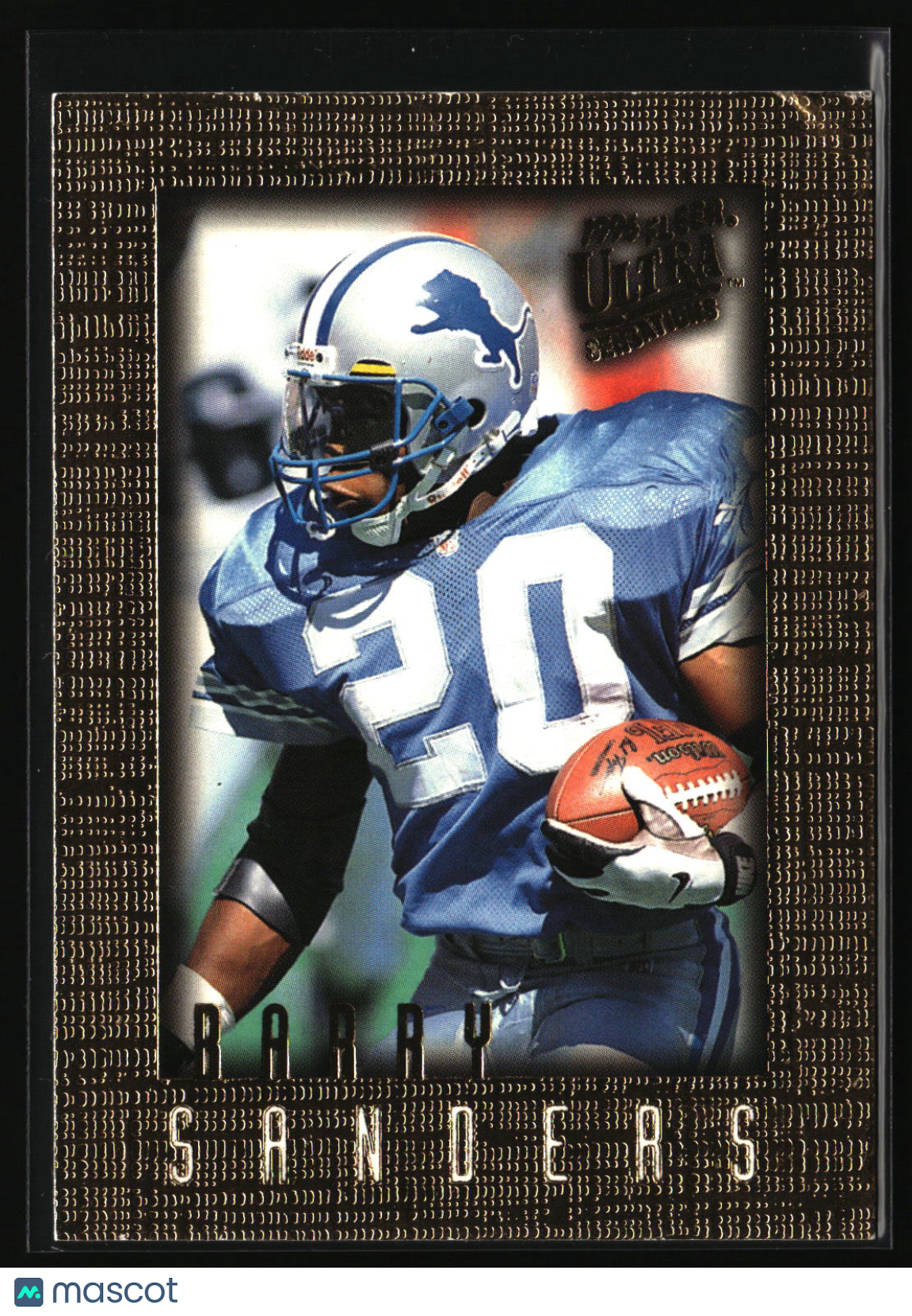Barry Sanders 1996 Ultra Sensations Marble Gold #36
