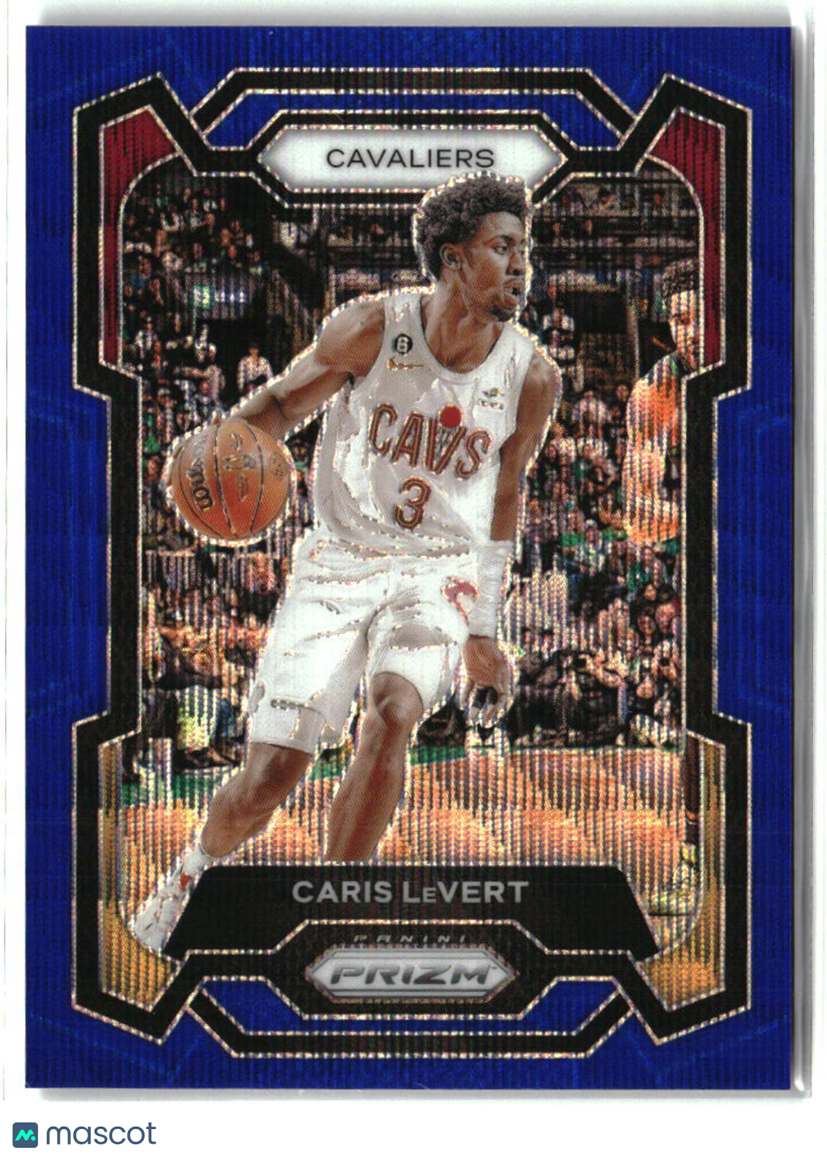 Caris LeVert 2023-24 Panini Prizm Prizms Blue Wave #253