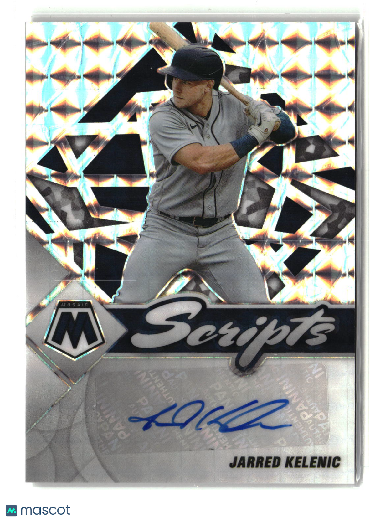Jarred Kelenic 2022 Panini Mosaic Scripts #SC-JK
