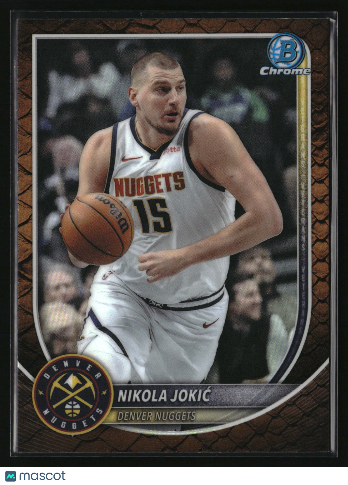 Nikola Joki? 2025-26 Bowman Chrome Reptilian Refractor #BCV-100