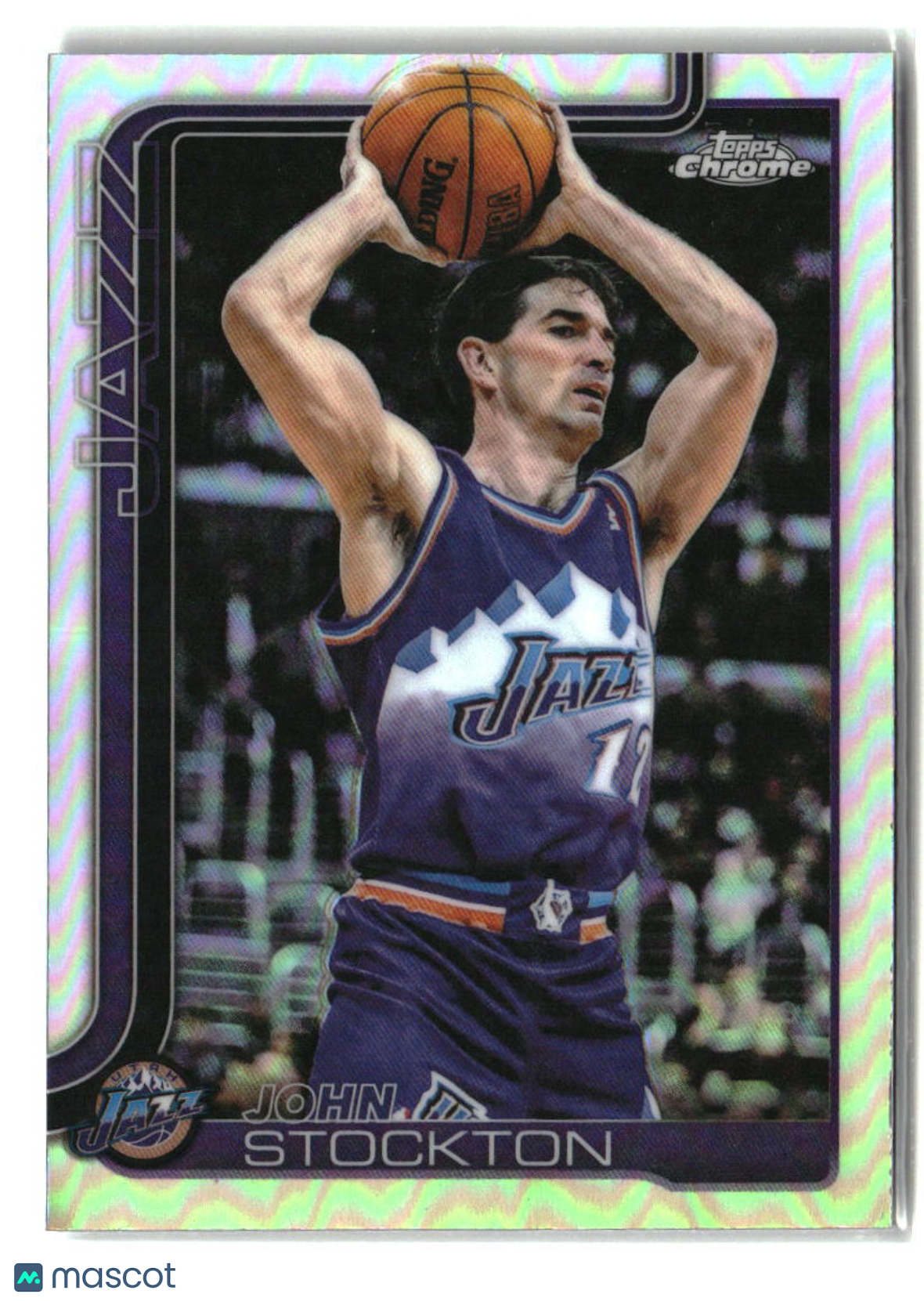John Stockton 2025-26 Topps Chrome Refractor #250