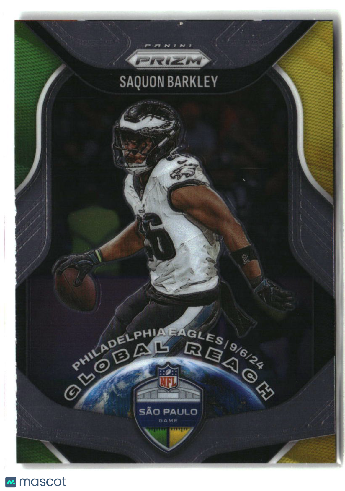 Saquon Barkley 2025 Panini Prizm Global Reach #1