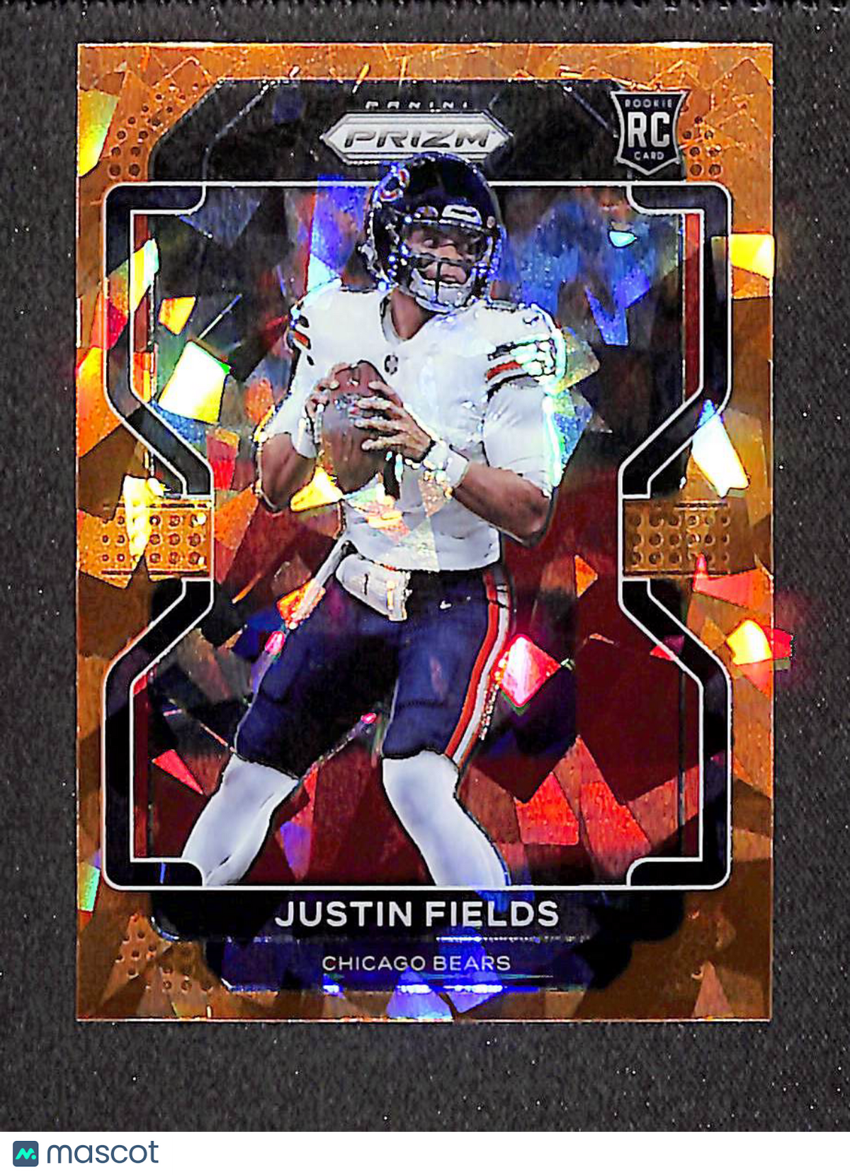 Justin Fields 2021 Panini Prizm Orange Ice #334