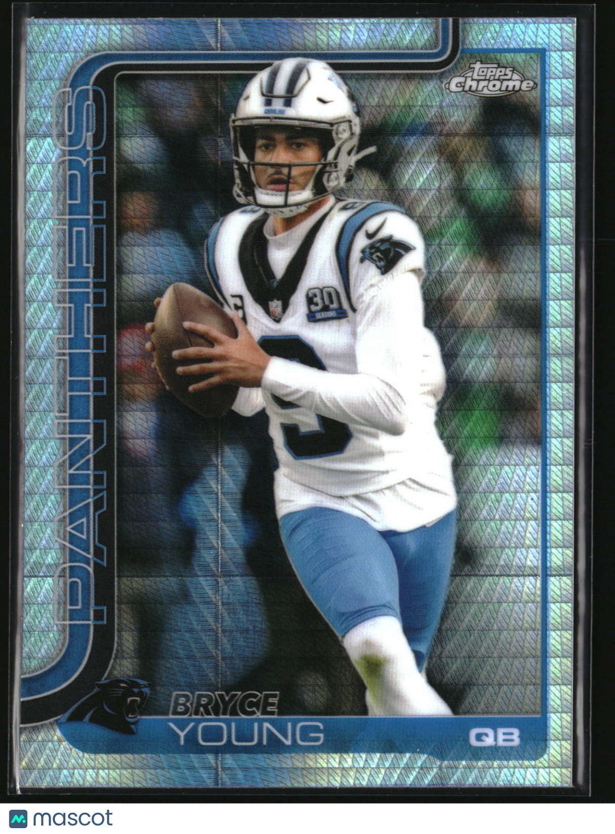 Bryce Young 2025 Topps Chrome Prism Refractor #40