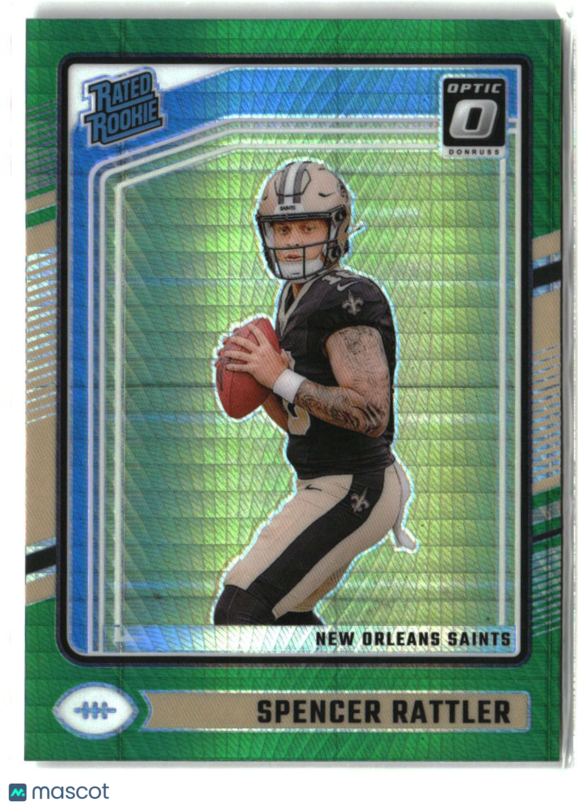 Spencer Rattler 2024 Donruss Optic Green Hyper #289