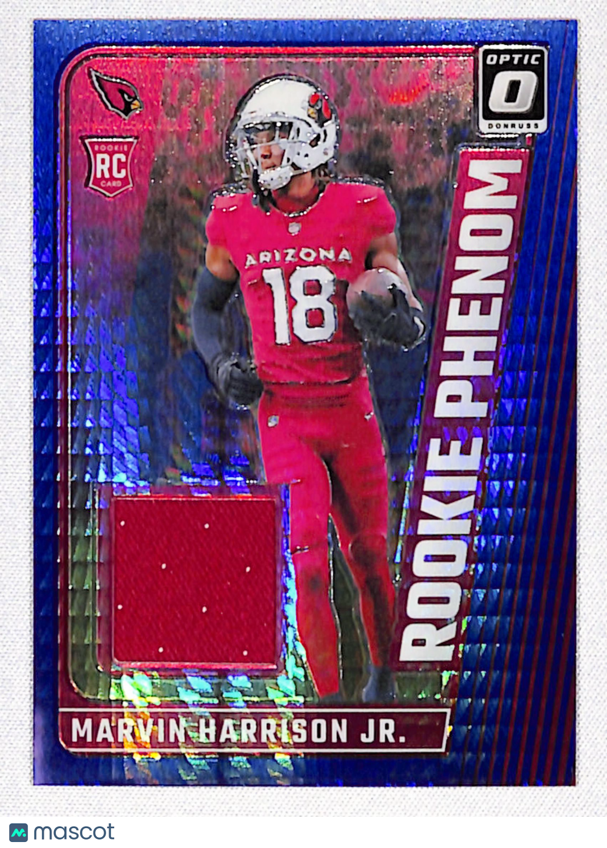 Marvin Harrison Jr. 2024 Donruss Optic Rookie Phenoms Blue Hyper #RPB-MHJ