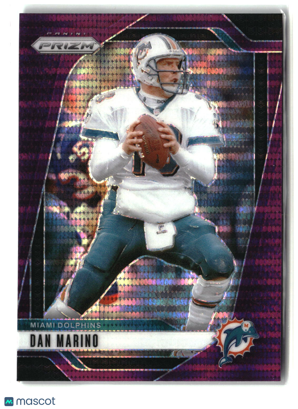 Dan Marino 2024 Panini Prizm Purple Pulsar #182