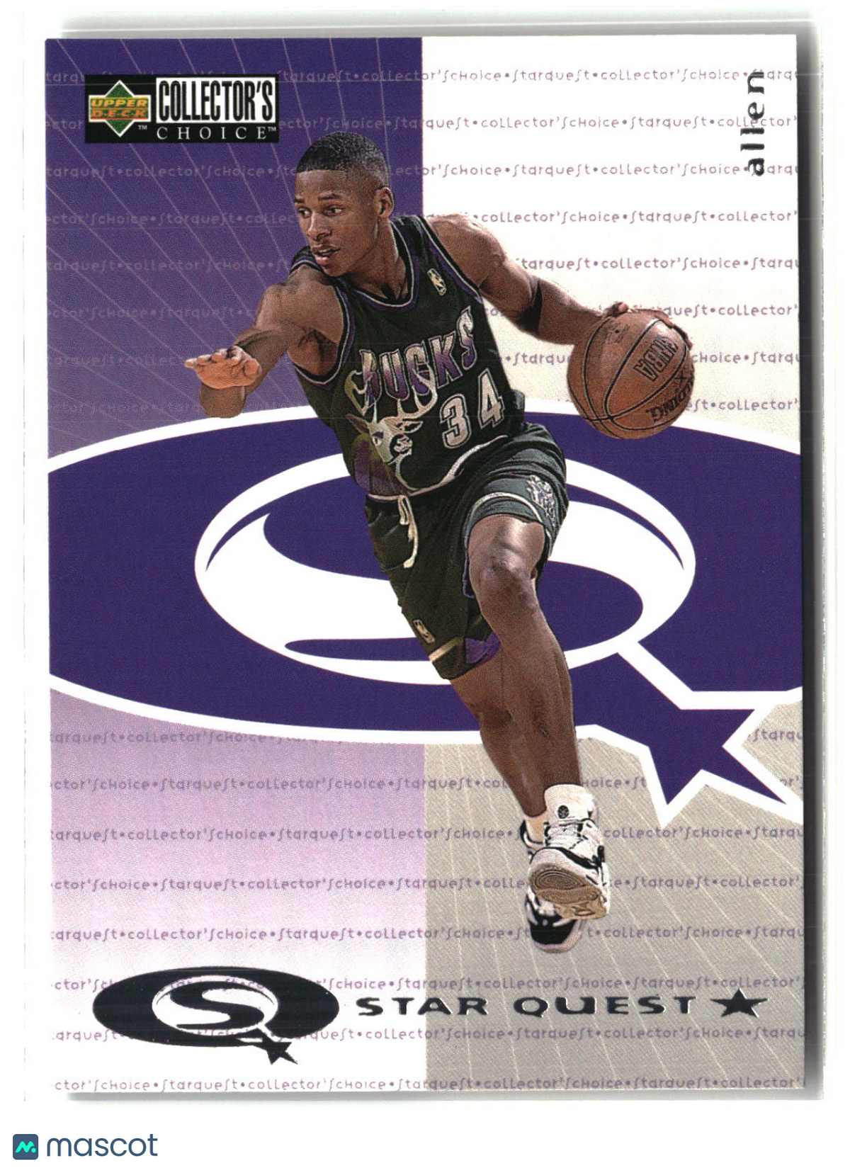 Ray Allen 1997-98 Collector's Choice StarQuest #SQ35