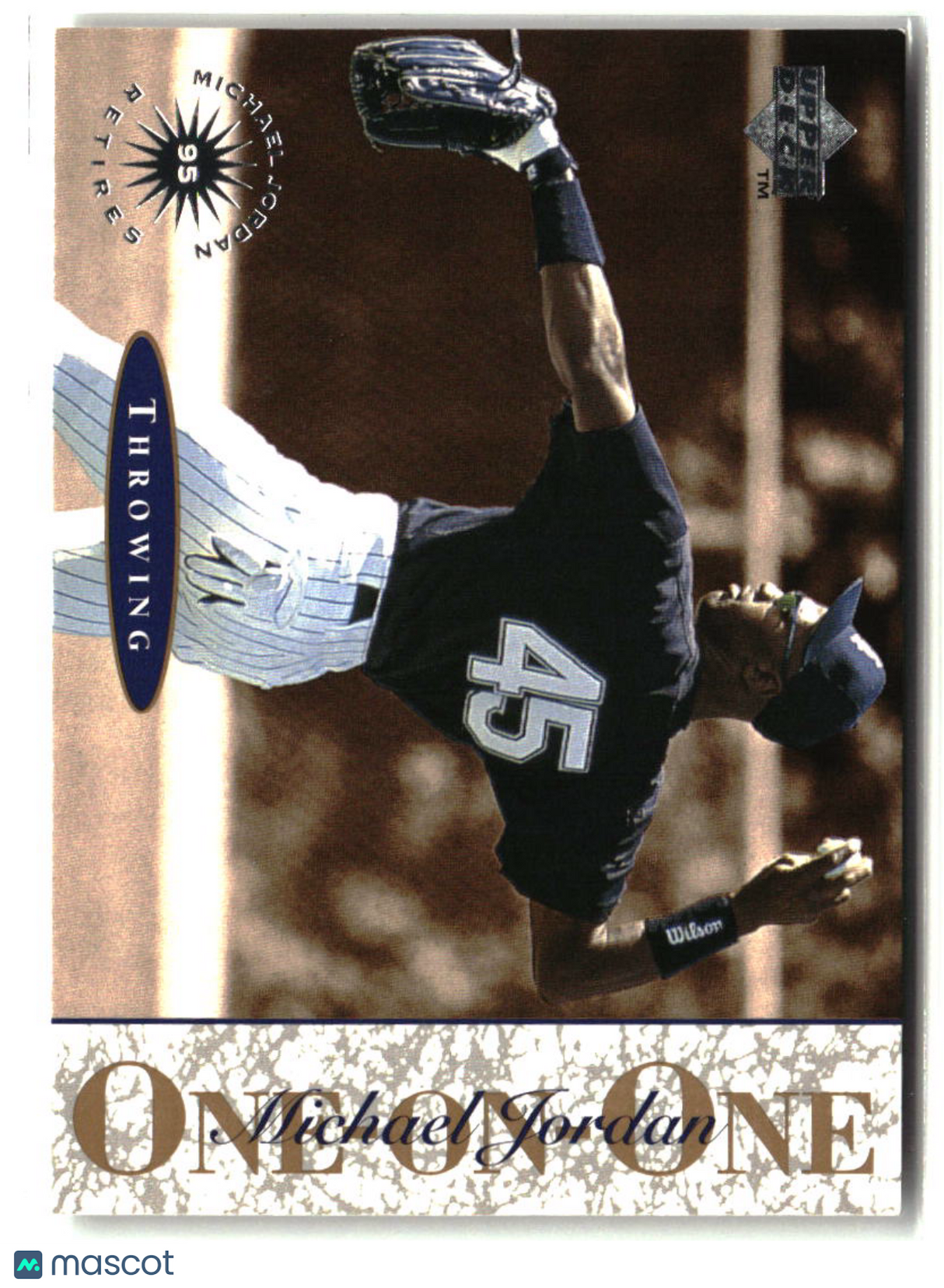 Michael Jordan 1995 Upper Deck Minor League Michael Jordan One On One #1