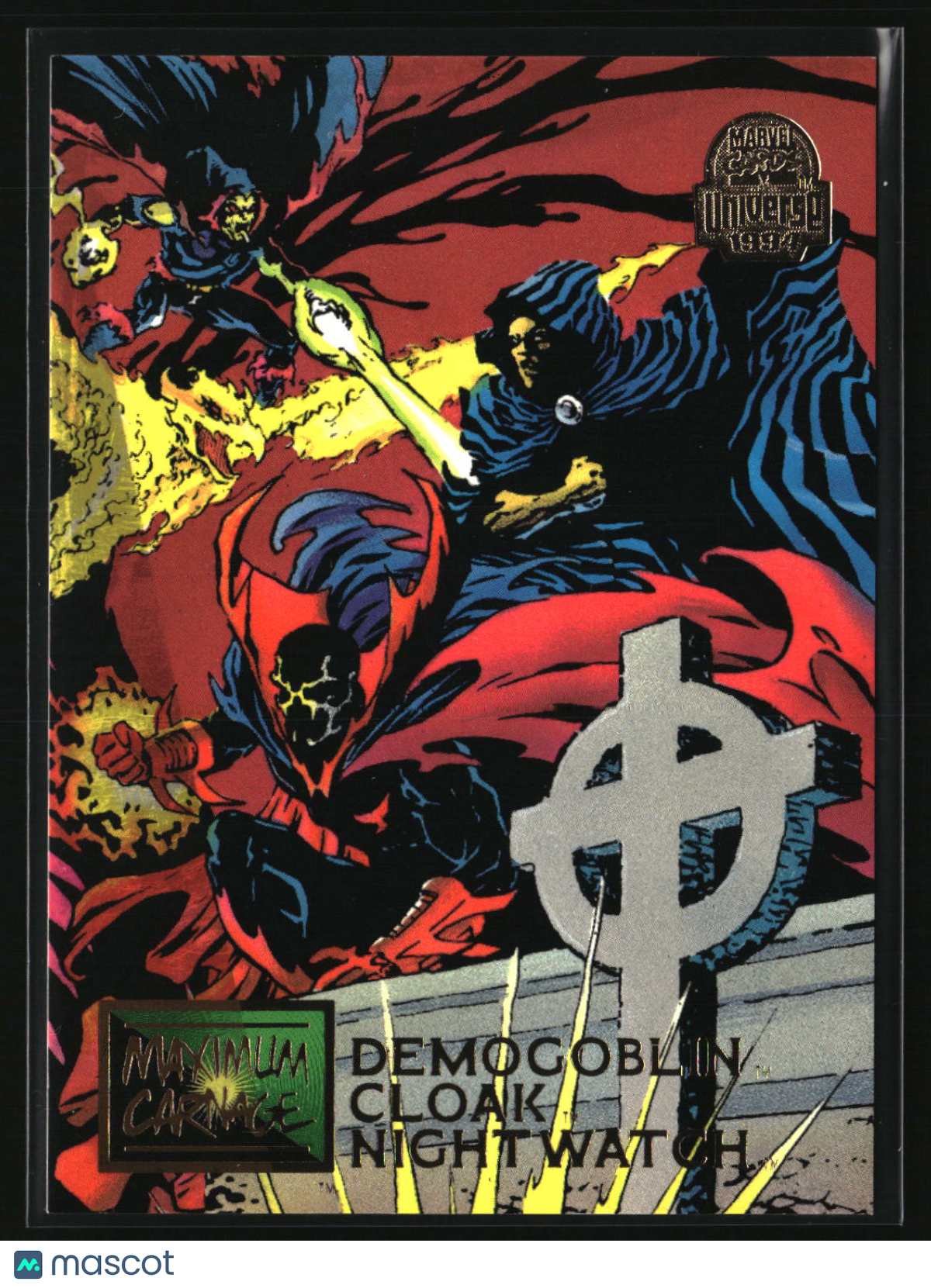 Demogoblin / Cloak / Nightwatch 1994 Fleer Marvel Universe #21