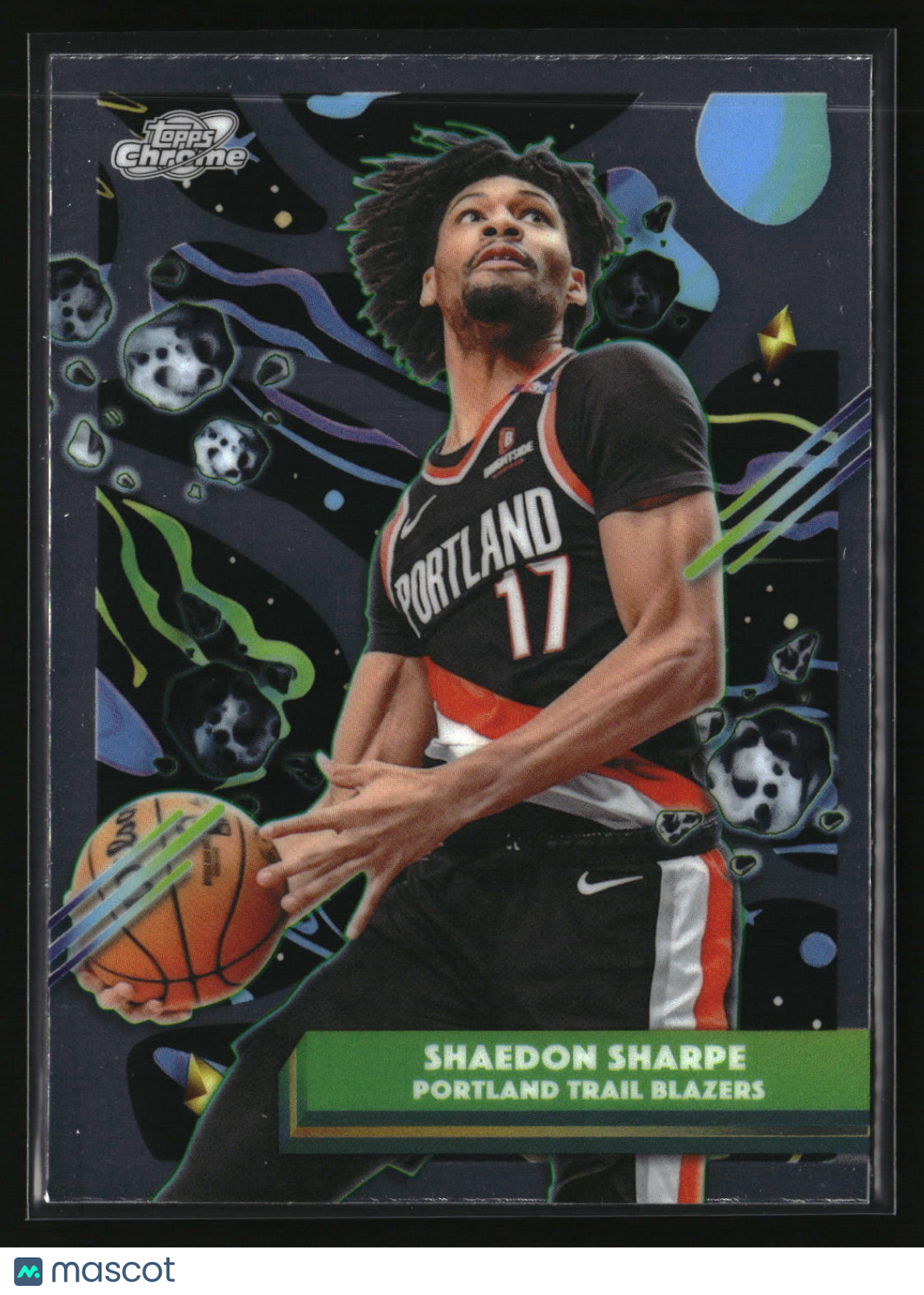 Shaedon Sharpe 2025-26 Topps Chrome Cosmic #168