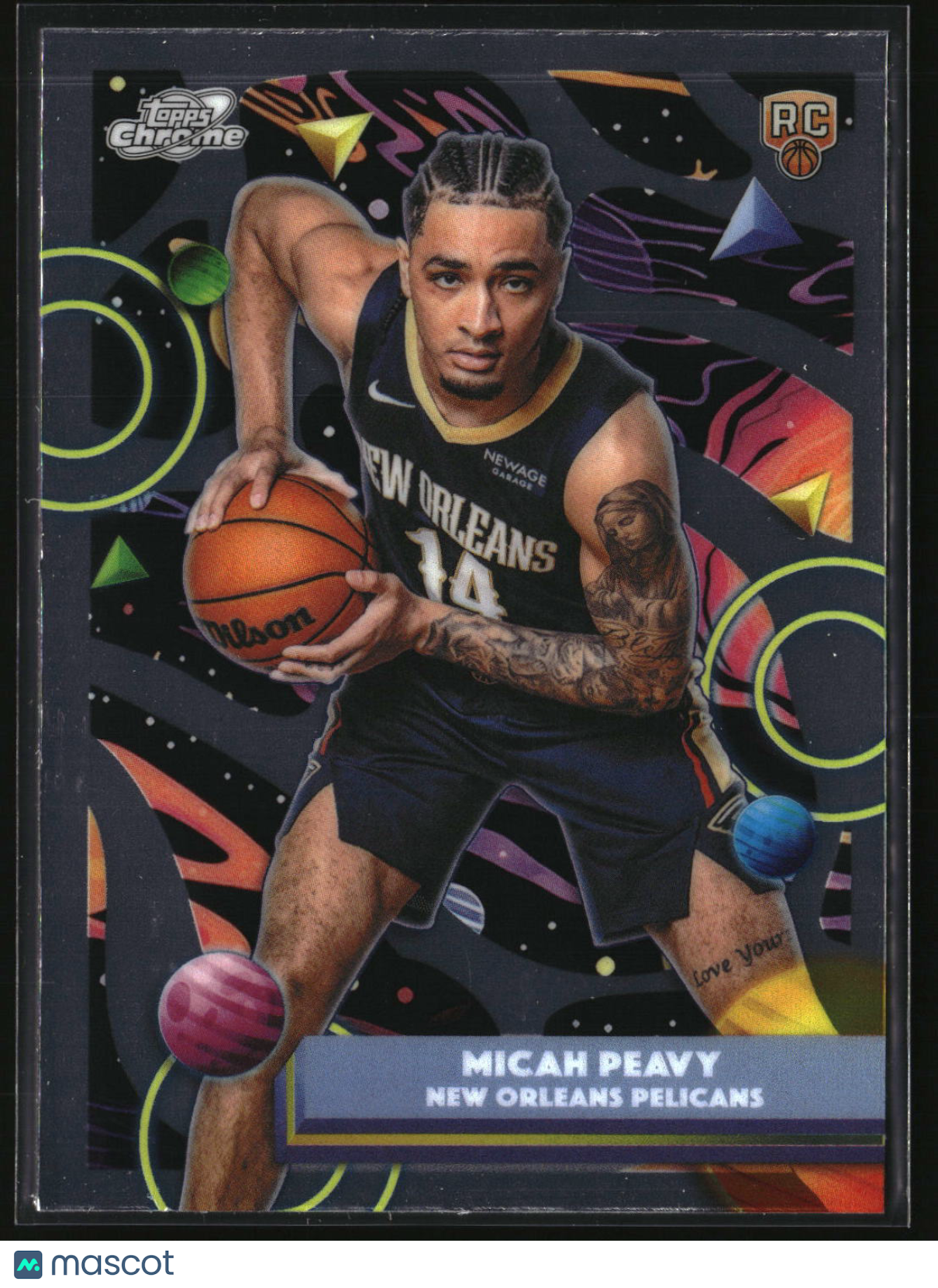 Micah Peavy 2025-26 Topps Chrome Cosmic #127