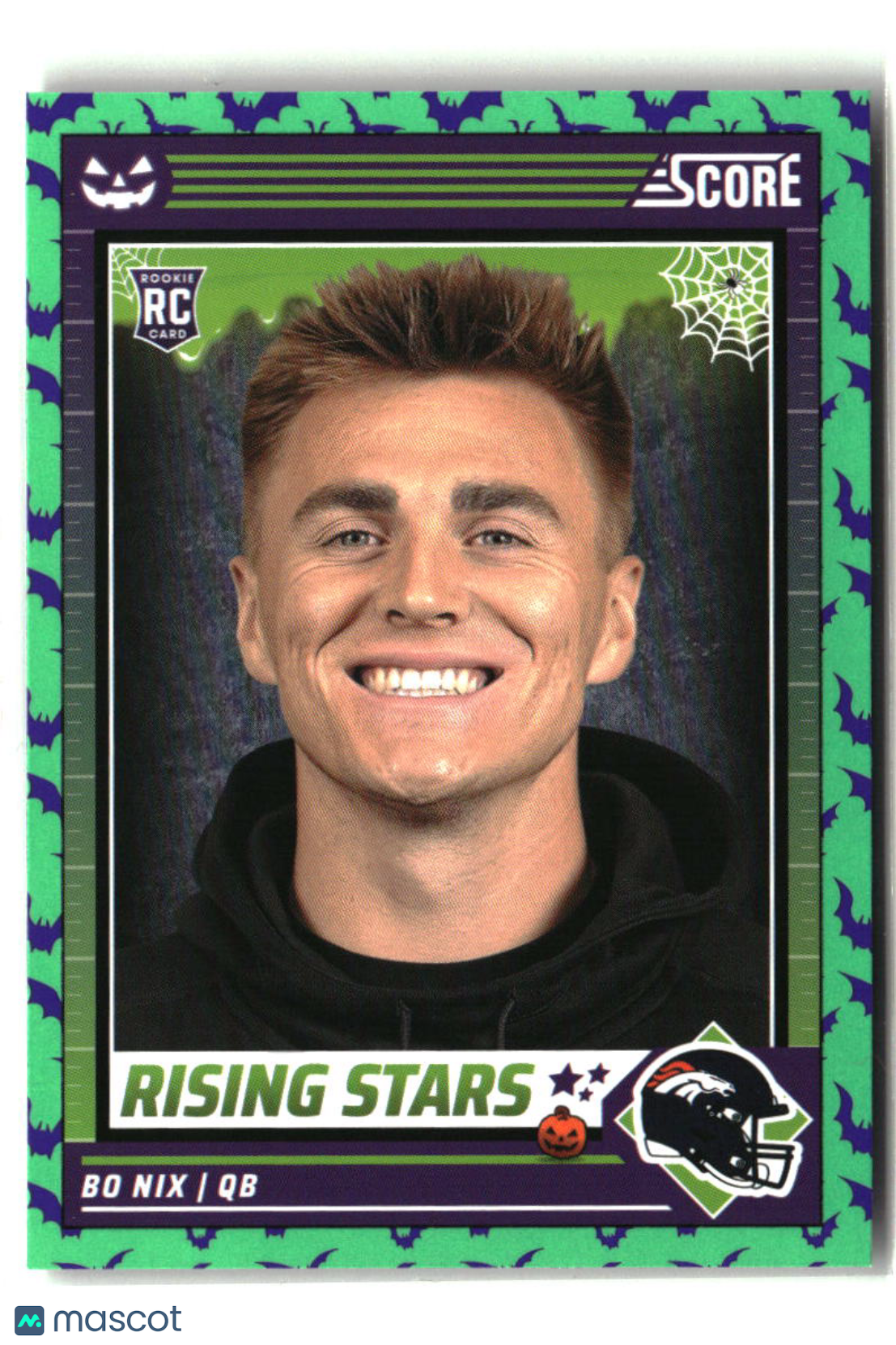 Bo Nix 2024 Score-A-Treat Rising Stars Green Bats #4