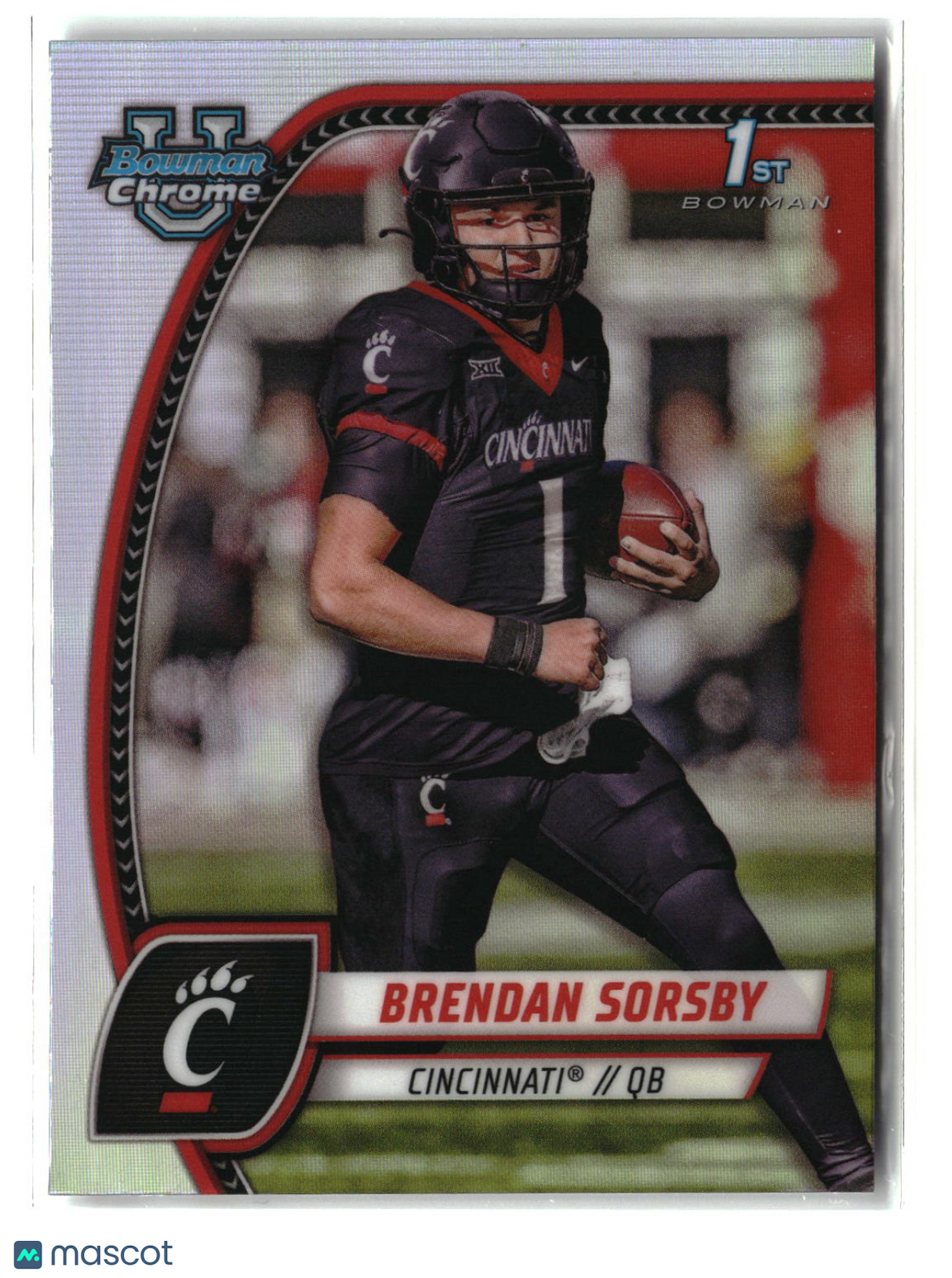 Brendan Sorsby 2024 Bowman University Chrome Refractor #26