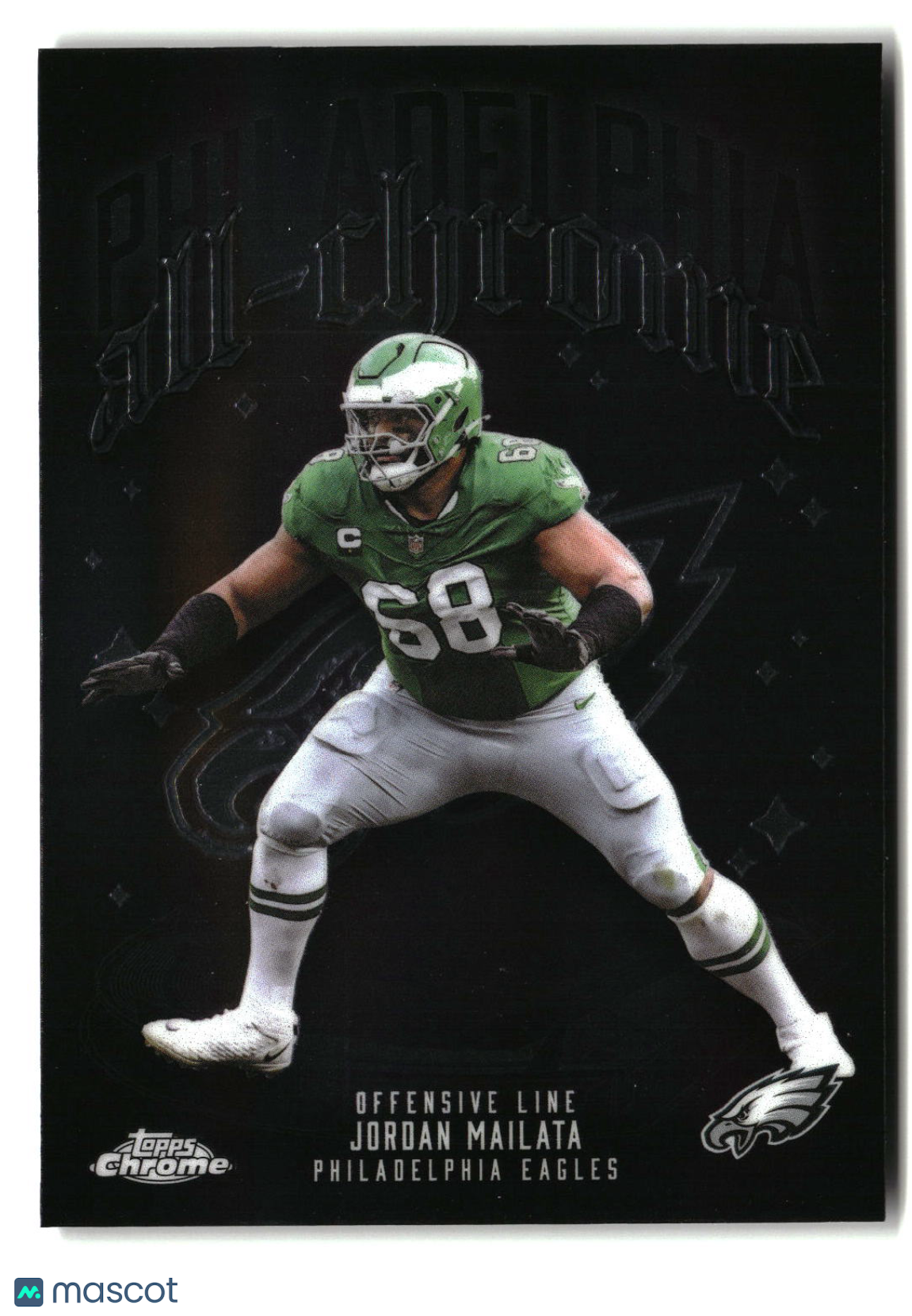 Jordan Mailata 2025 Topps Chrome All Chrome Team #ACT-12