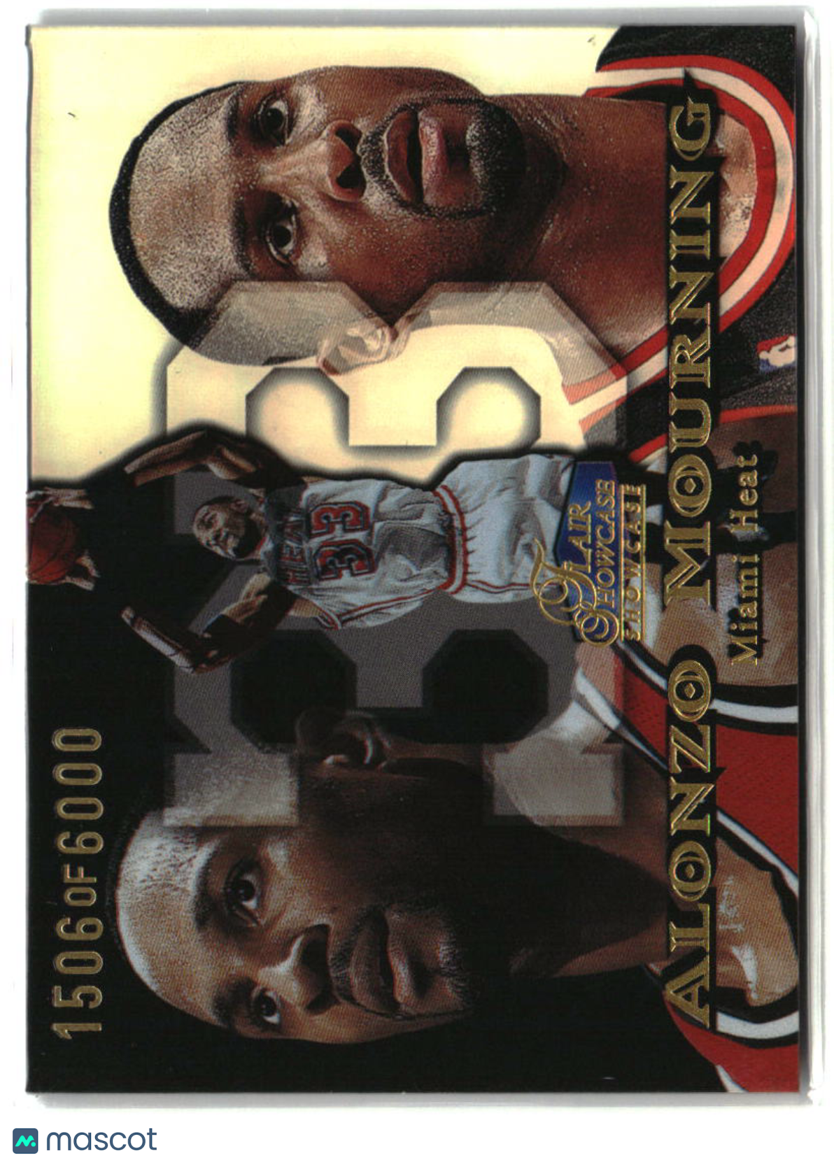 Alonzo Mourning 1998-99 Flair Showcase Flair Showcase Row 1 #62 #/6000