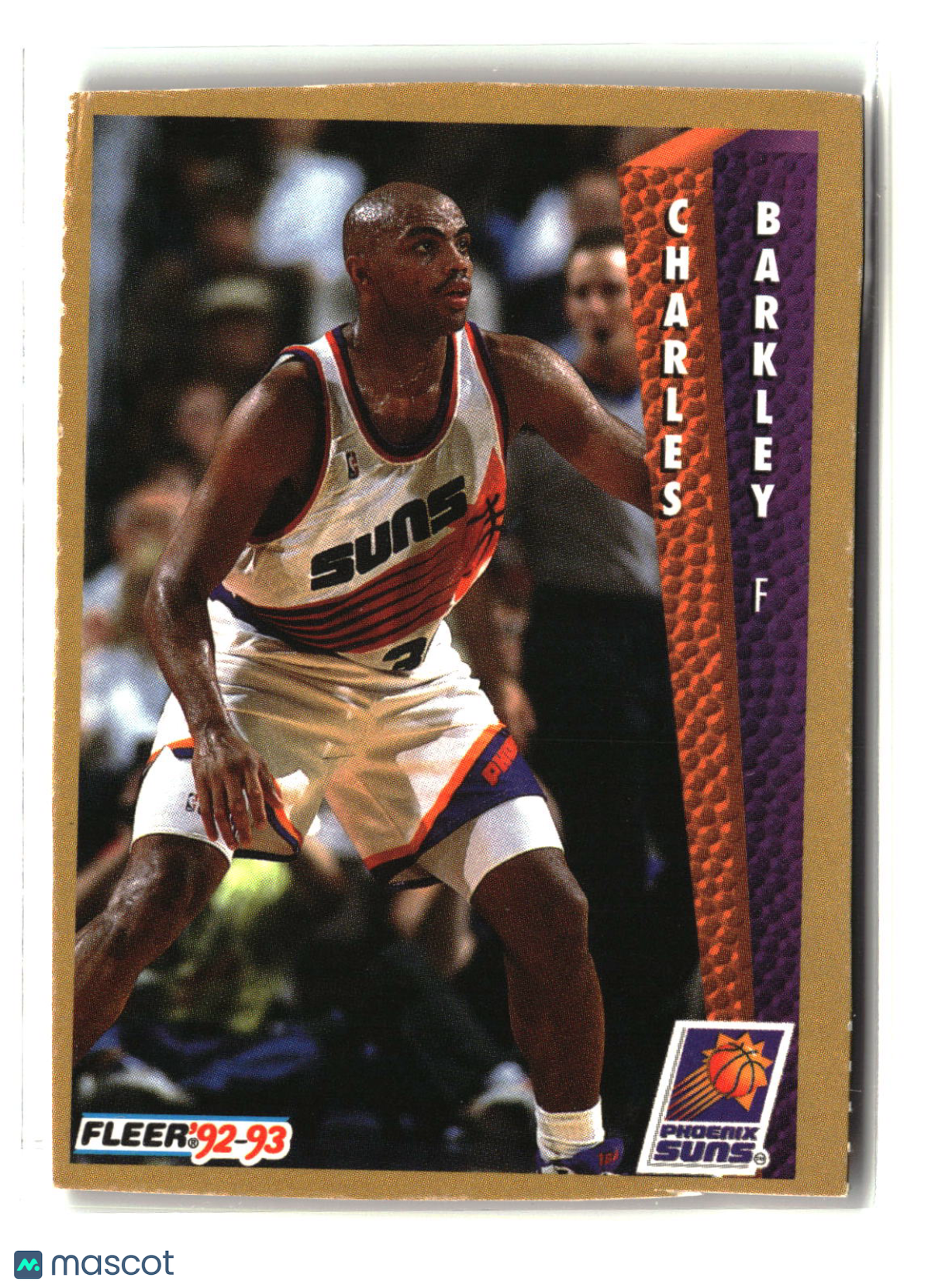 Charles Barkley 1992-93 Fleer NBA Giant Stars Golden Magazine Perforated #NNO