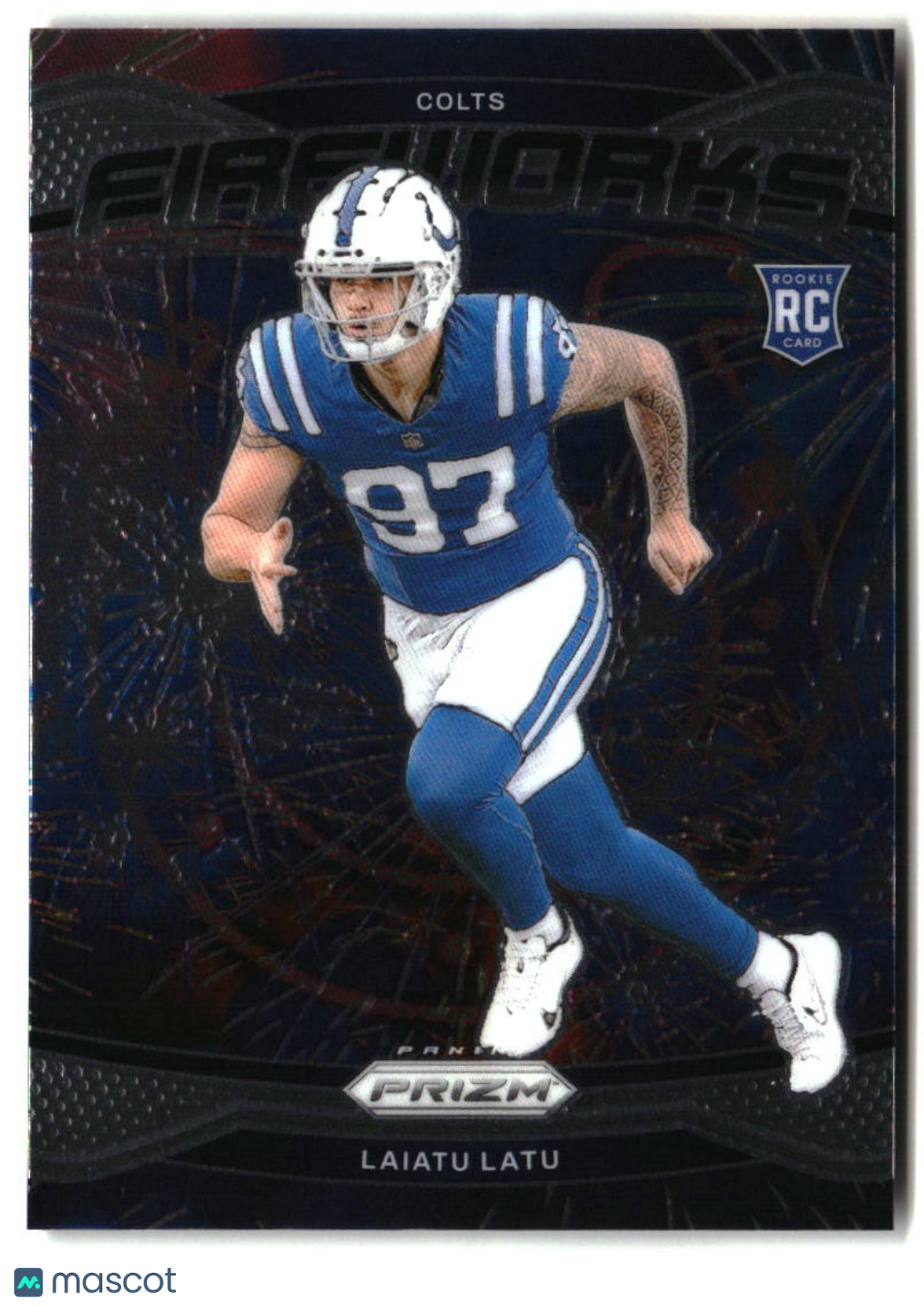 Laiatu Latu 2024 Panini Prizm Fireworks #17