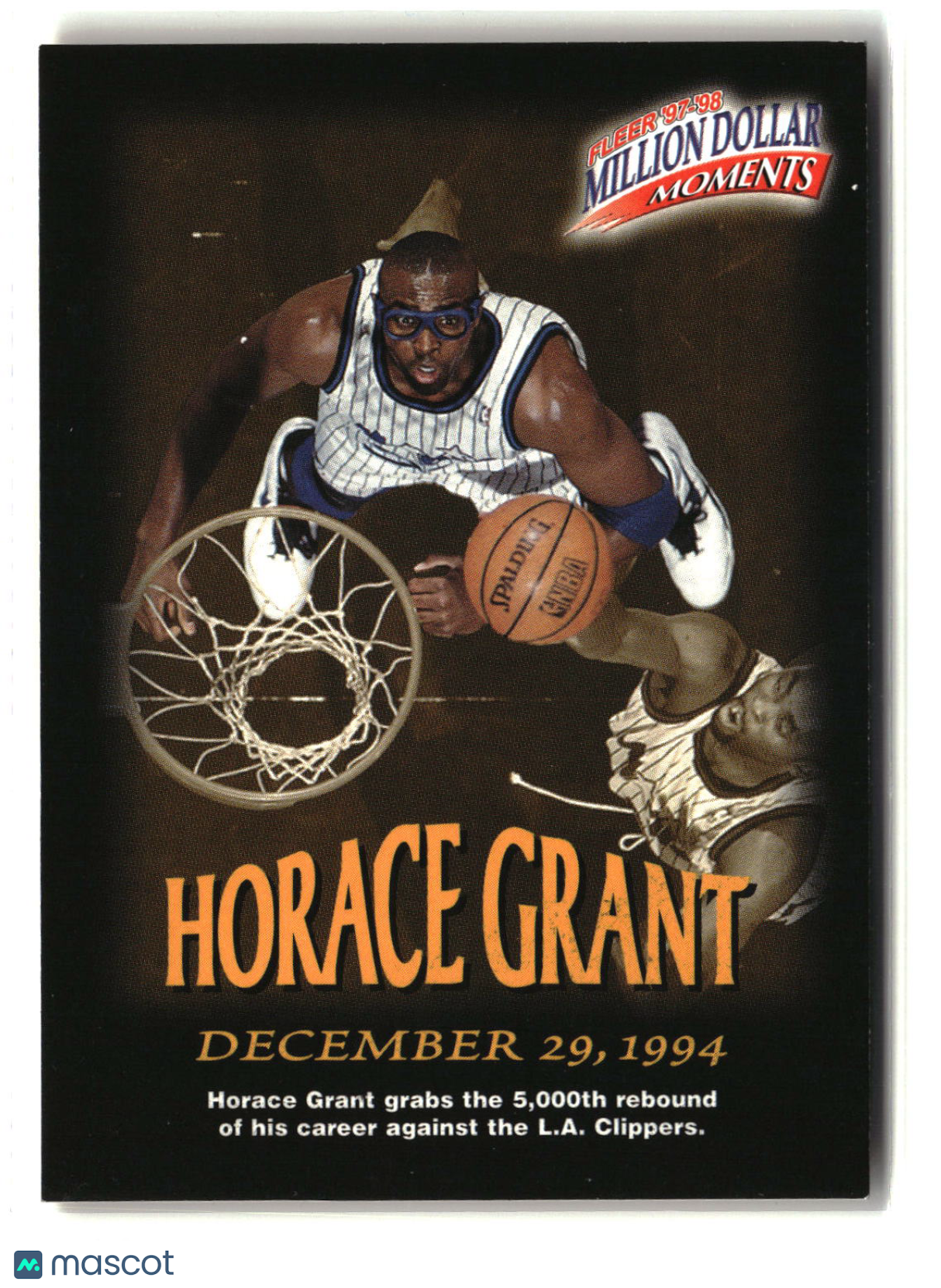 Horace Grant 1997-98 Fleer Million Dollar Moments #35