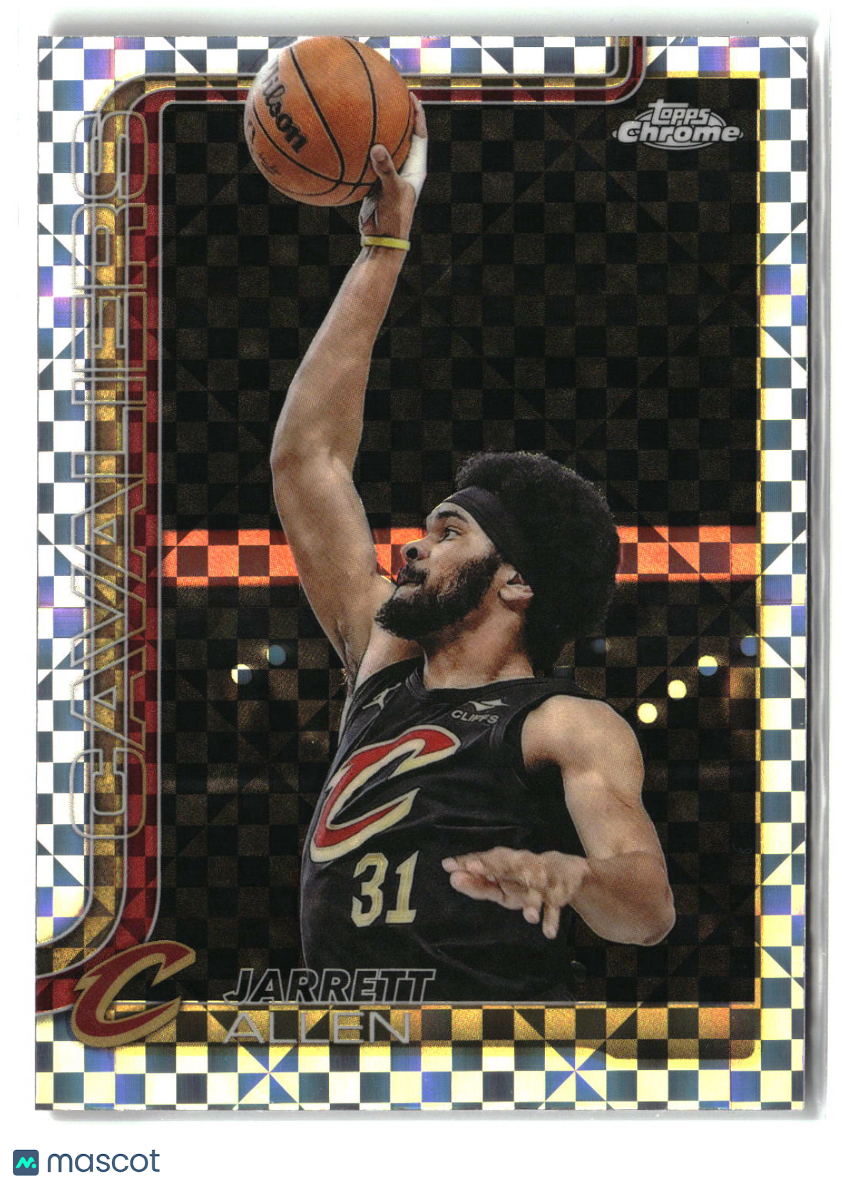Jarrett Allen 2025-26 Topps Chrome X-Fractor #52