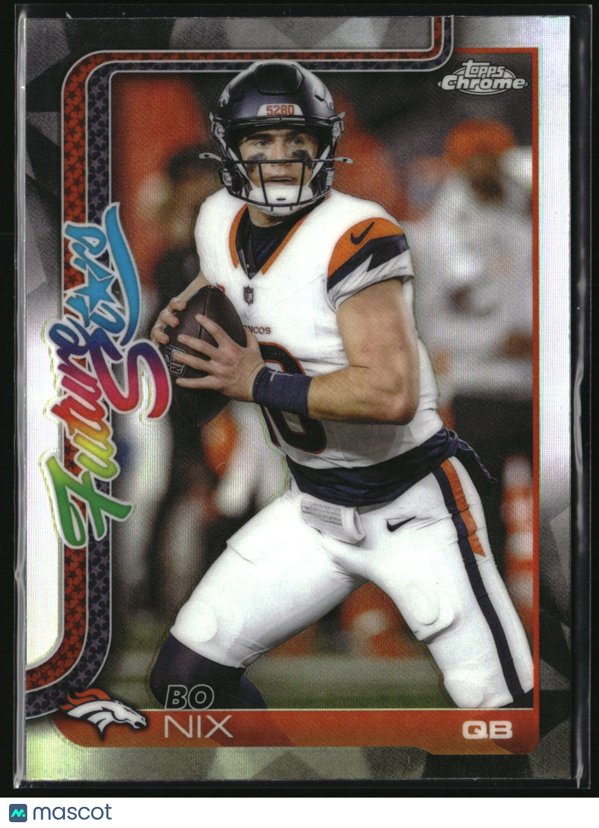 Bo Nix 2025 Topps Chrome Future Stars Refractor #FS-15