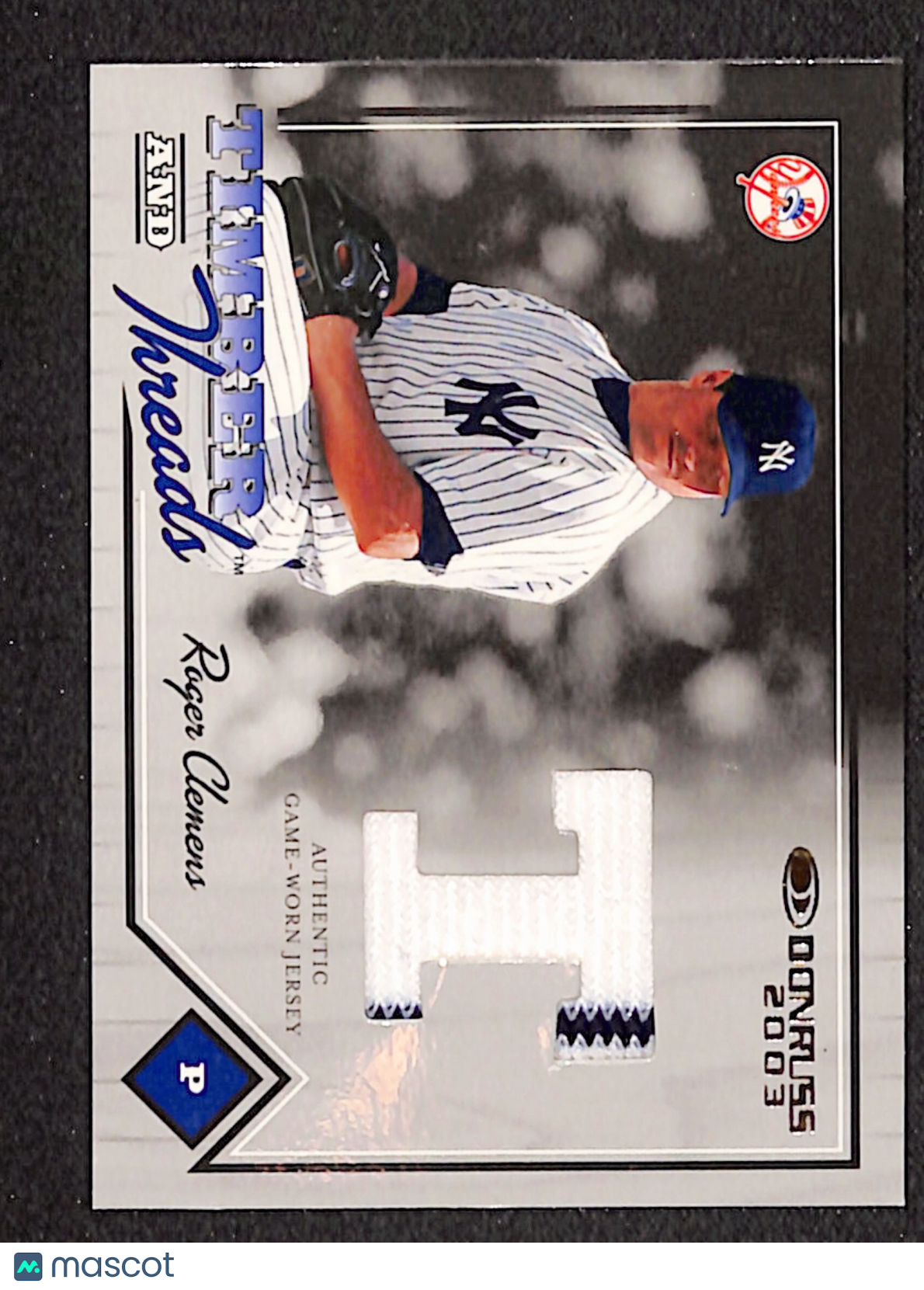 Roger Clemens 2003 Donruss Timber and Threads #TT-45 #/350