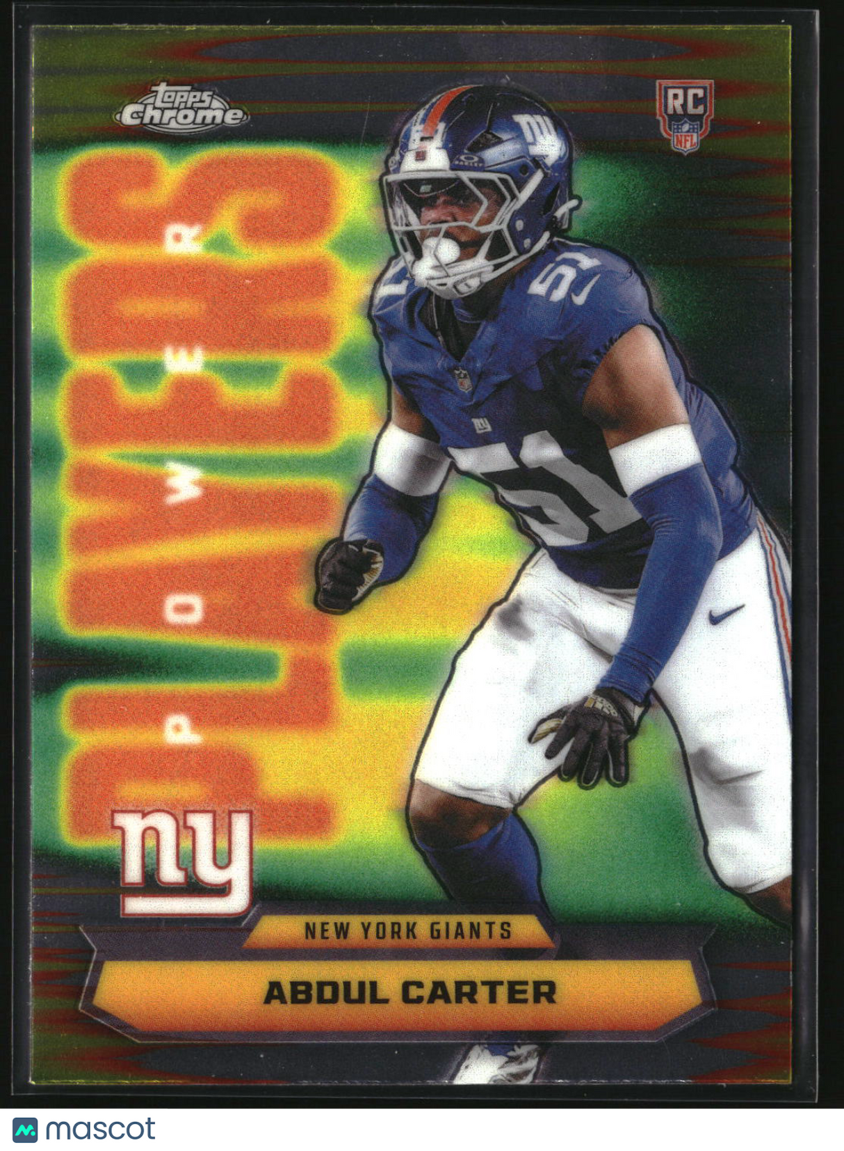 Abdul Carter 2025 Topps Chrome Power Players #PP-40